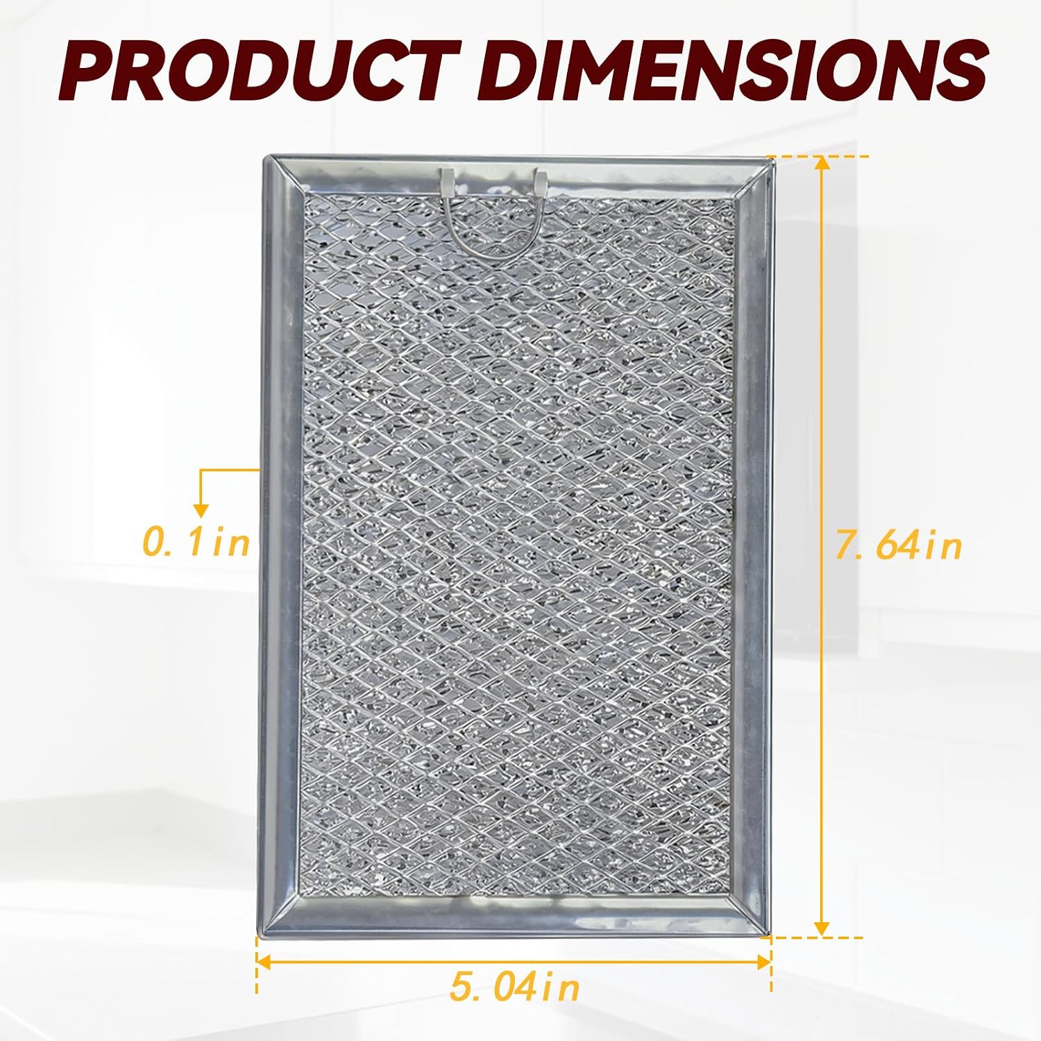 2 Pack Microwave Grease Filter Compatible with GE Models JVM6175YK5FS, JVM6175SK5SS, JVM6175DK5BB, JVM6175DK5WW,Quality Durable Replacement Filters