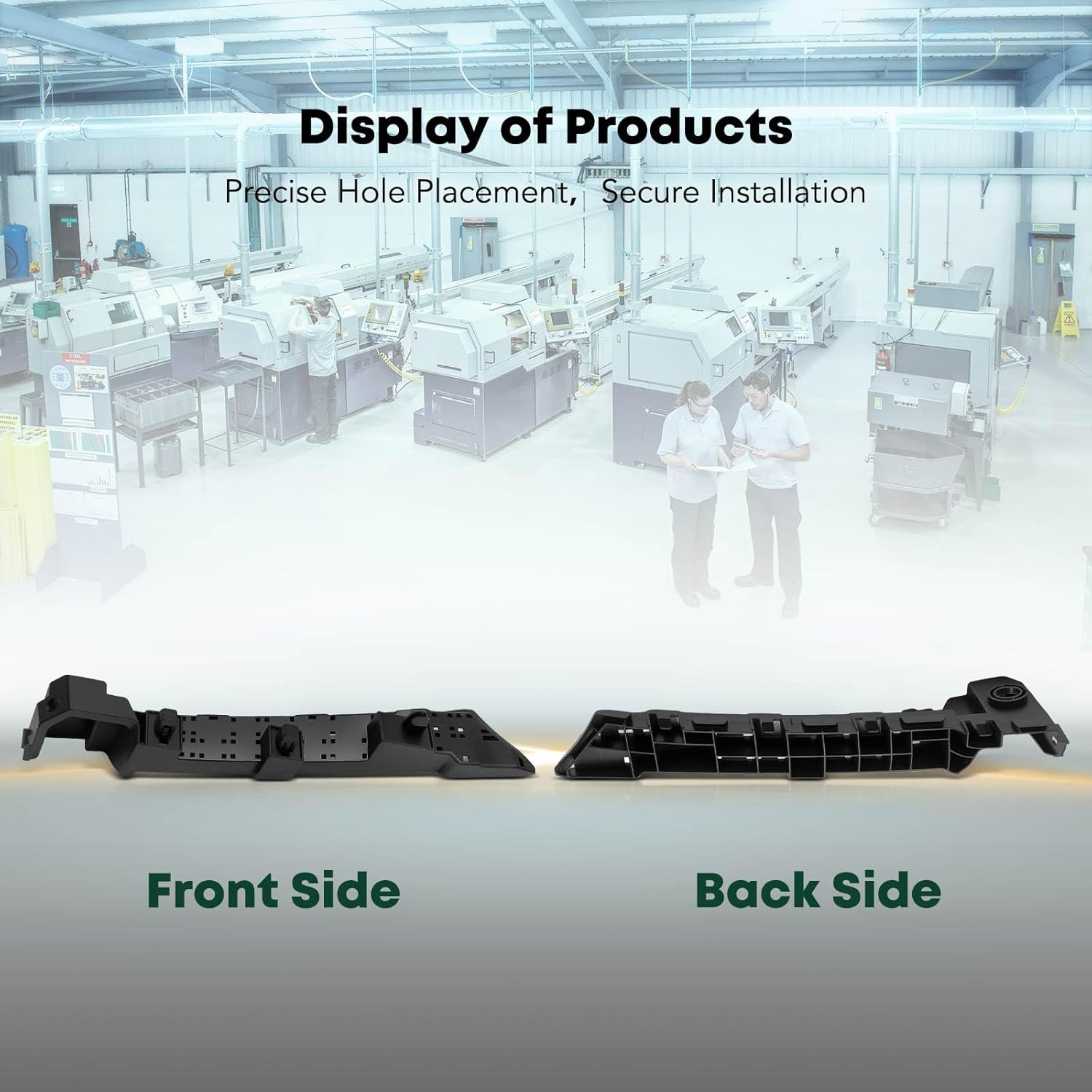 YHTAUTO Front Left Driver Upper Side Bumper Cover Retainer Compatible with Subaru Crosstrek 2018 2019 2020 2021 2022 2023, Bumper Bracket