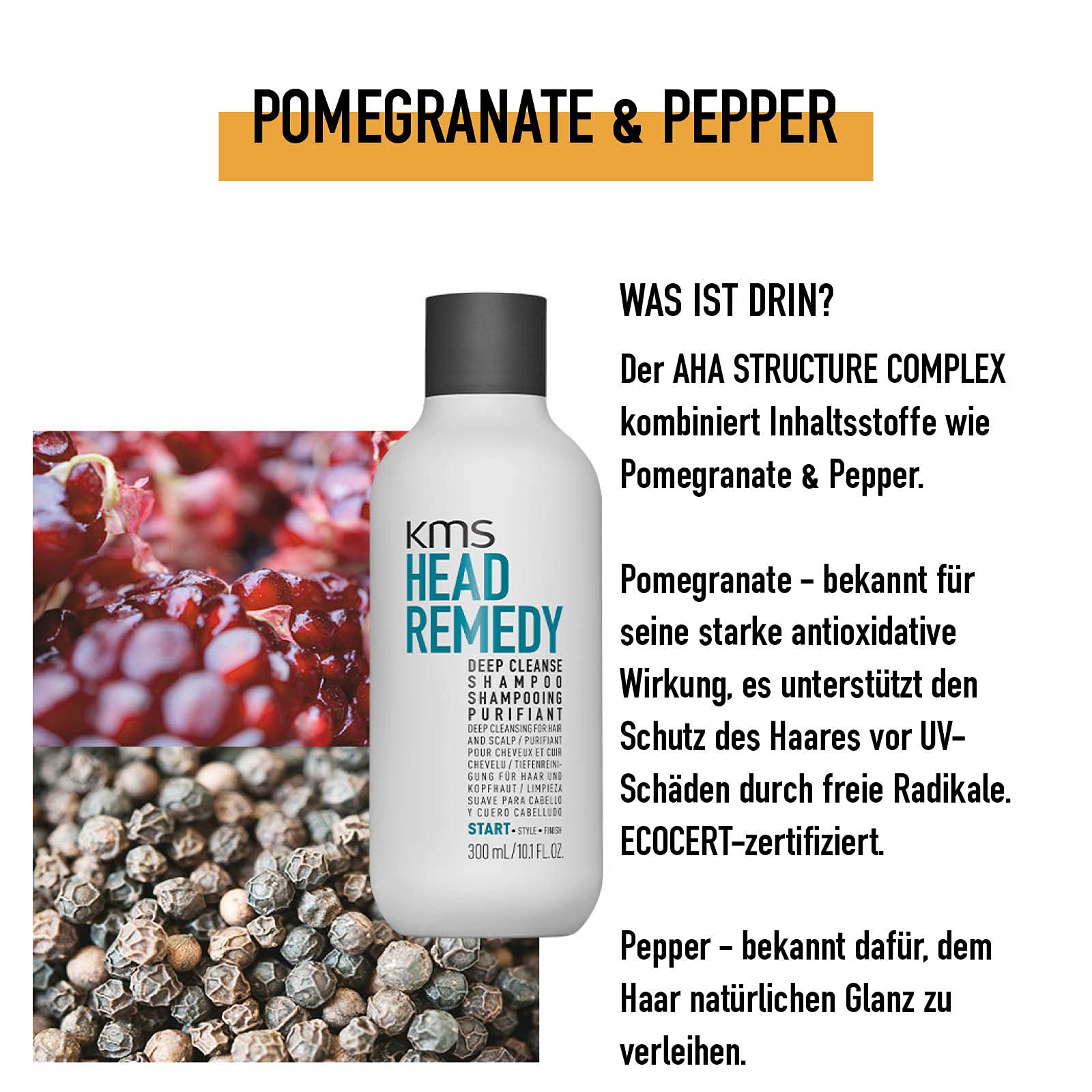 KMS HEADREMEDY Deep Cleanse Shampoo