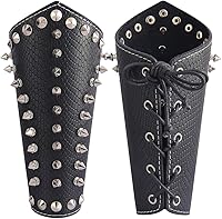 Vista 1 de Brazalete de cuero para hombre, mujer, 2