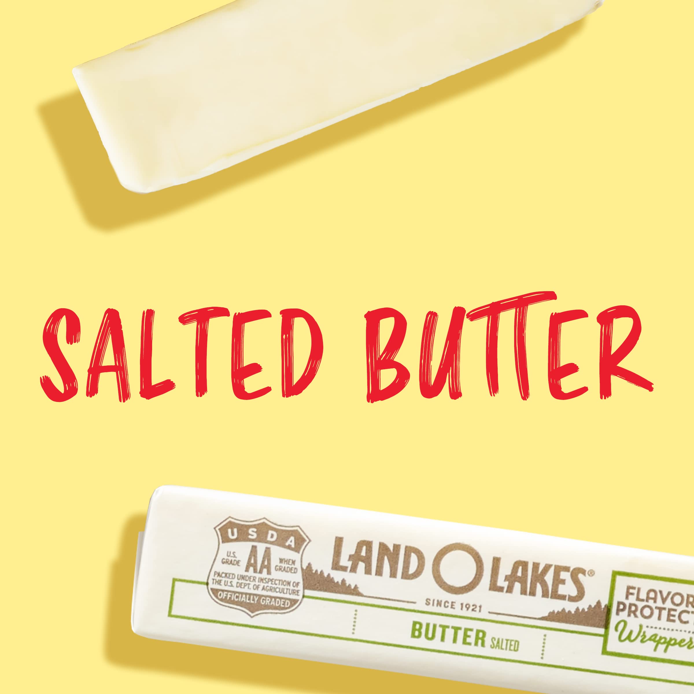 Land O Lakes Salted Butter Made with Sweet Cream and Salt 4 sticks 1 lb pack — view 3