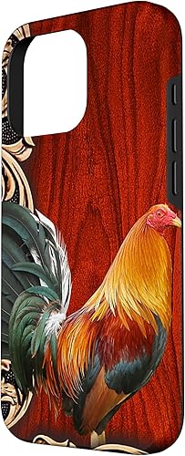 Vista 53 de Funda para iPhone 13 Pro Max Rooster wood - ROOSTER-PC
