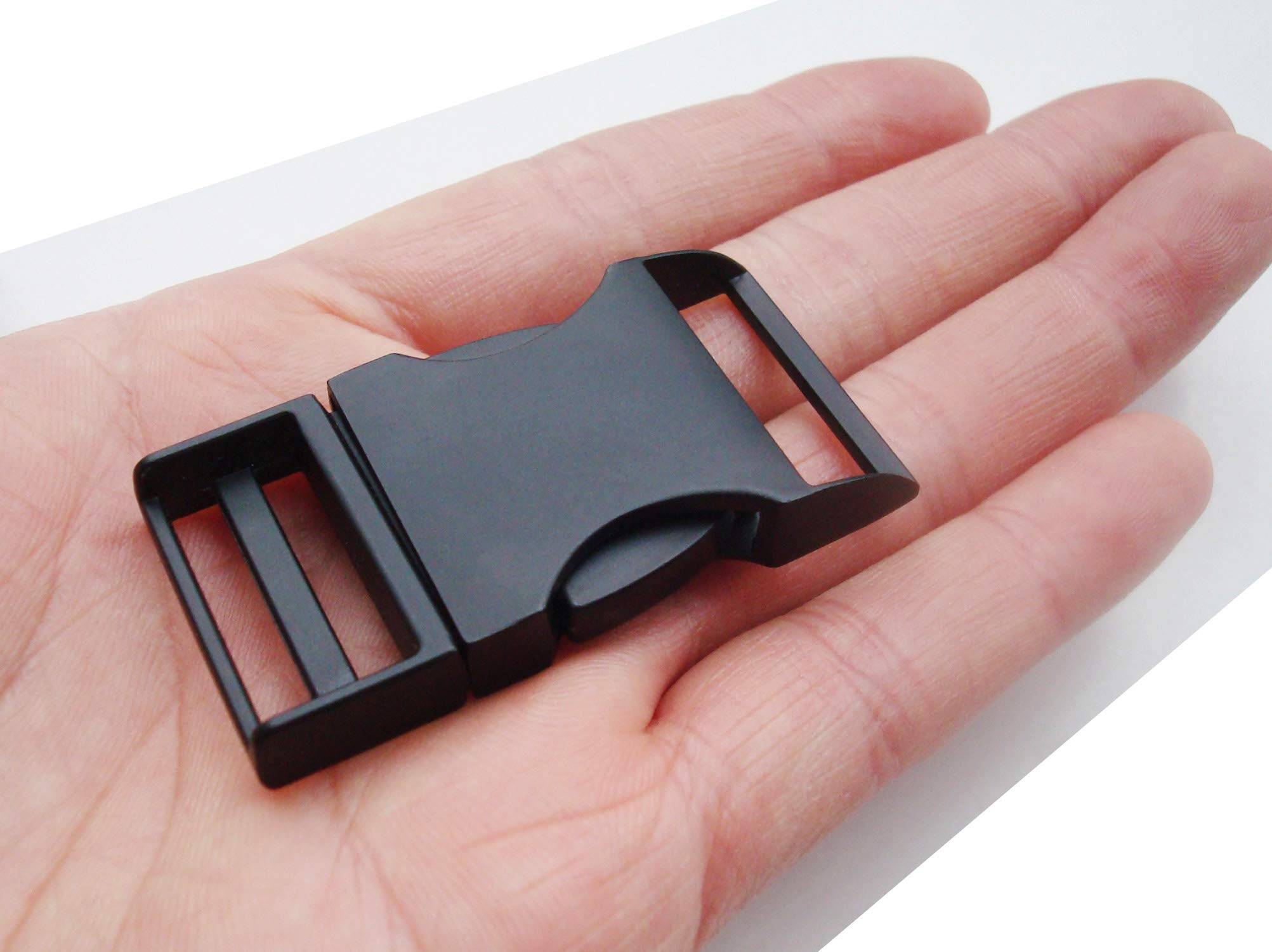 Lot De 20 Boucles à Dégagement Rapide En Plastique Noir - Largeur Sangle 2,5cm - Marque Uxcell - Neuf