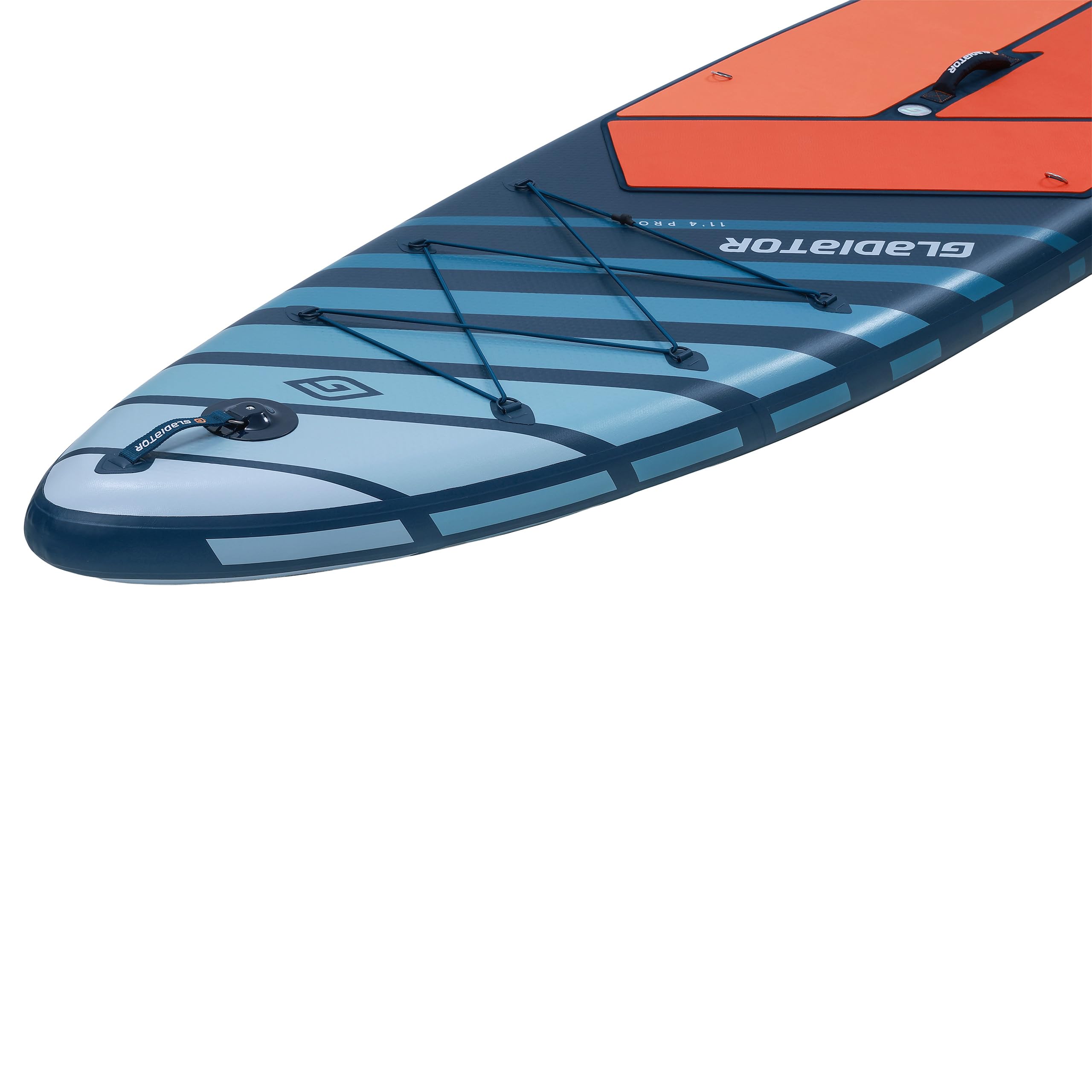 Gladiator PRO Touring SUP aufblasbar, Stand Up Paddle Board Set mit Carbon Paddel, Premium iSUP für Lange Touren, bis 26 PSI