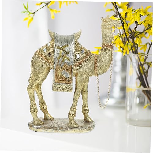 Miniatura 9 de HOMSFOU Adornos de camello, escultura de cumpleaños para niña, decoración de baño, manualidades, decoración del hogar, estatuas, decoración de mesa,