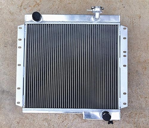 Miniatura 2 de Radiador de aluminio de 3 filas + ventilador para Toyota Land Cruiser FJ40 FJ45 Gasolina MT 1970-1980 1971 1972 1973
