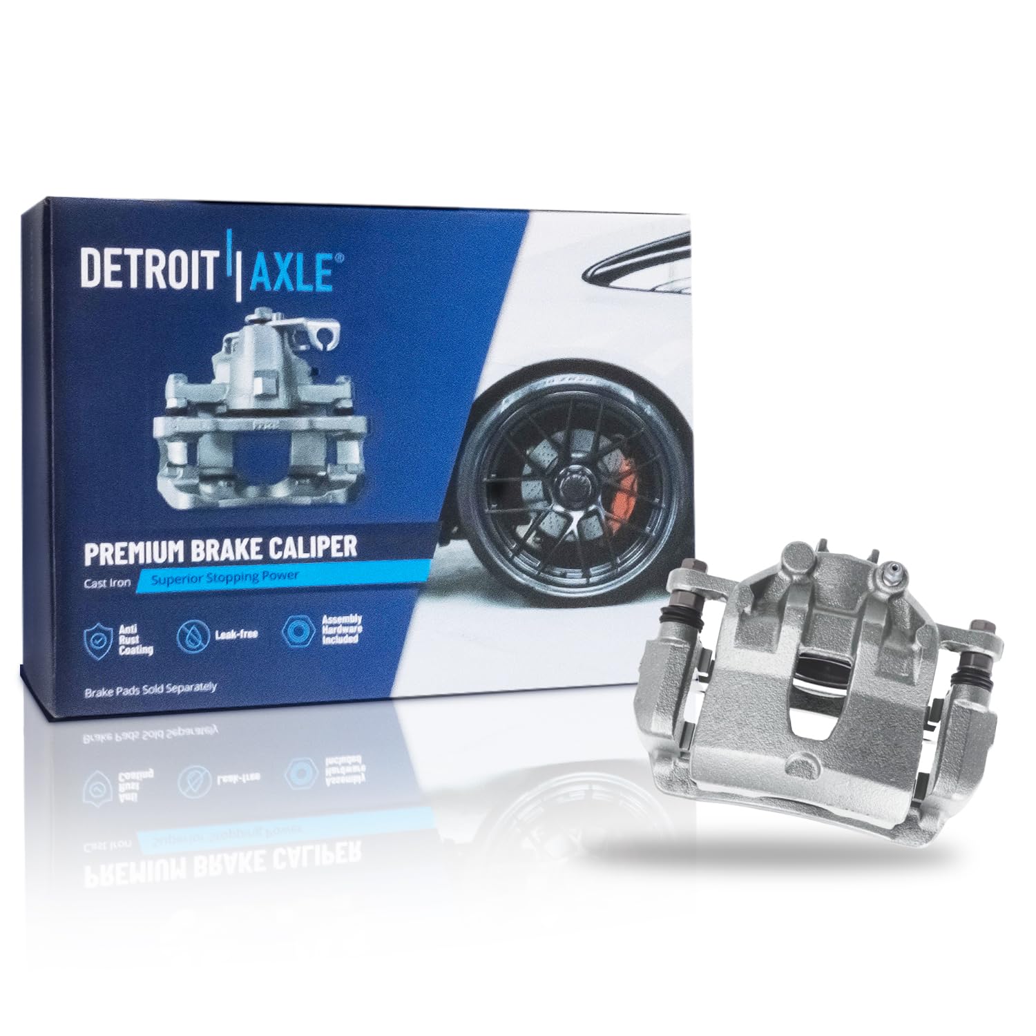 Detroit Axle - Front Left Brake Caliper for 2012-2017 Hyundai Accent