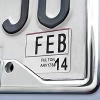 Vista 5 de FANMATS Marco de matrícula de metal cromado NBA