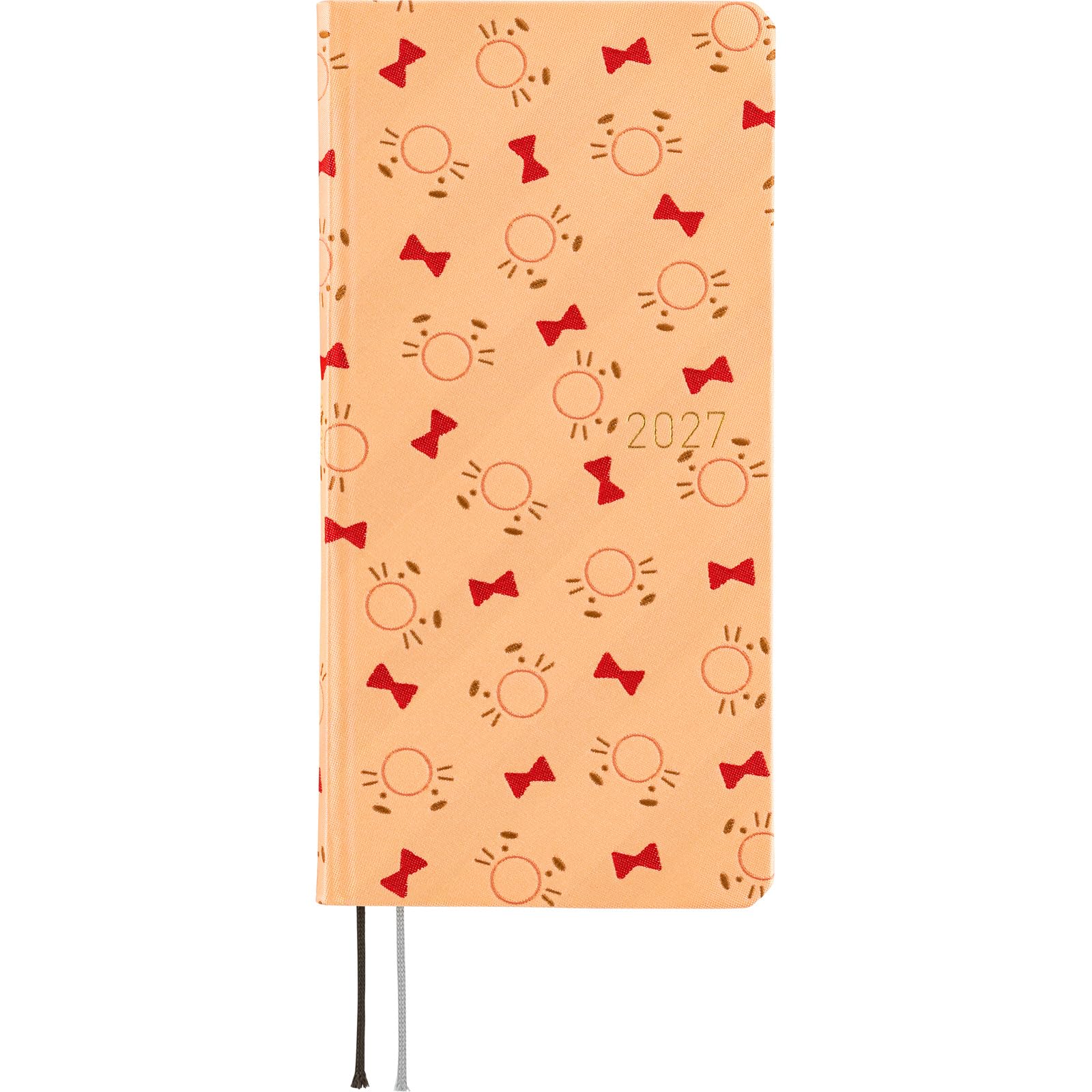 Hobonichi Techo 2027 Weeks – MOTHER: Mr. Saturn Pattern (English, Tall & Slim, January Start)