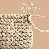 Vista 2 de mindfulknits Kit para aprender a tejer - Tejer un gorro grueso - Agujas de tejer, aguja de hilo e hilo acrílico grueso voluminoso para tejer - Malai