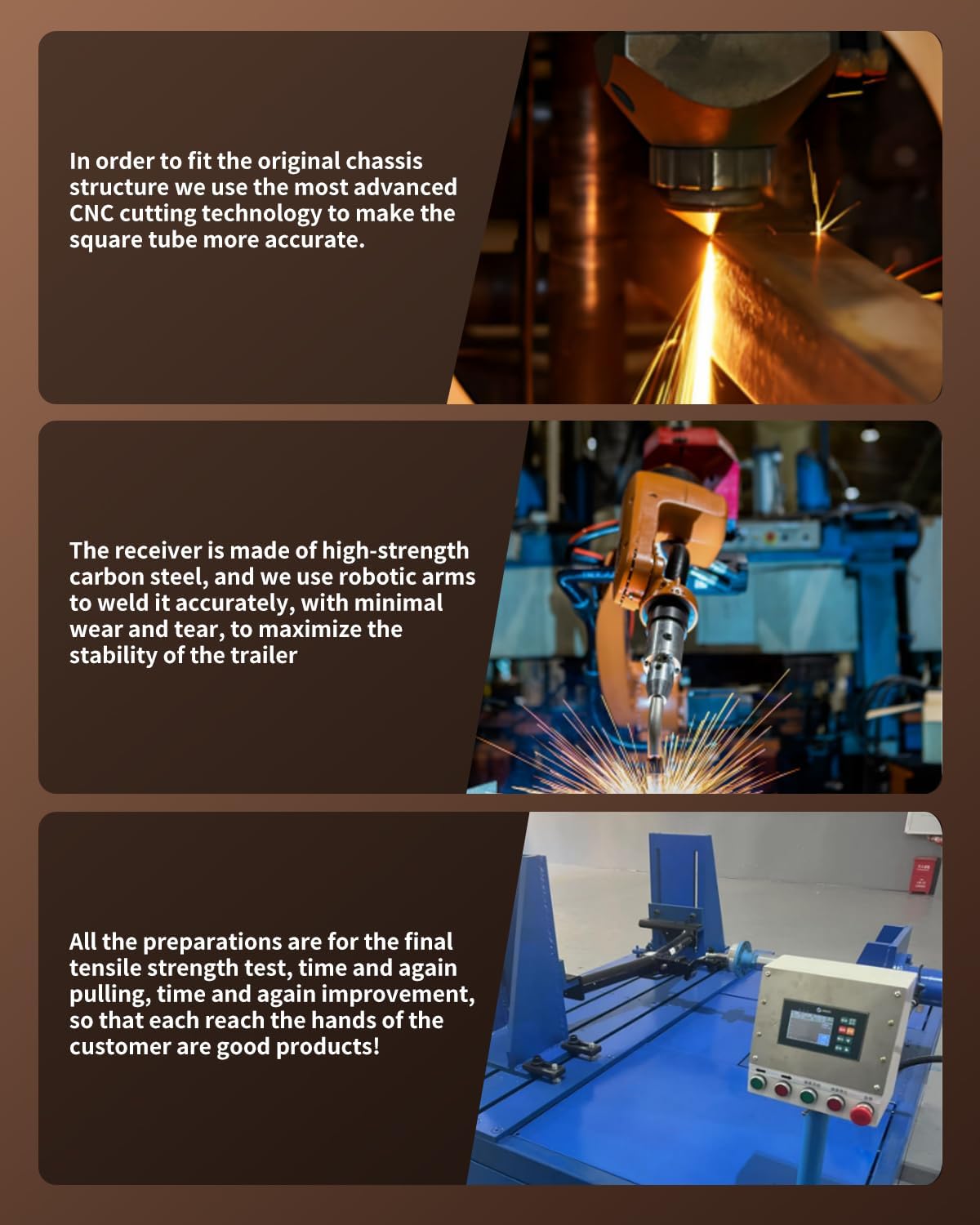 Class 3 Trailer Hitch 2-Inch Receiver Compatible with GMC Terrain 2018-2025 ;Chevy Equinox 2018-2024(Excl. Diesel) | 4,500 lbs GTW / 675 lbs TW | Rugged Steel, Rust-Resistant, Bolt-On