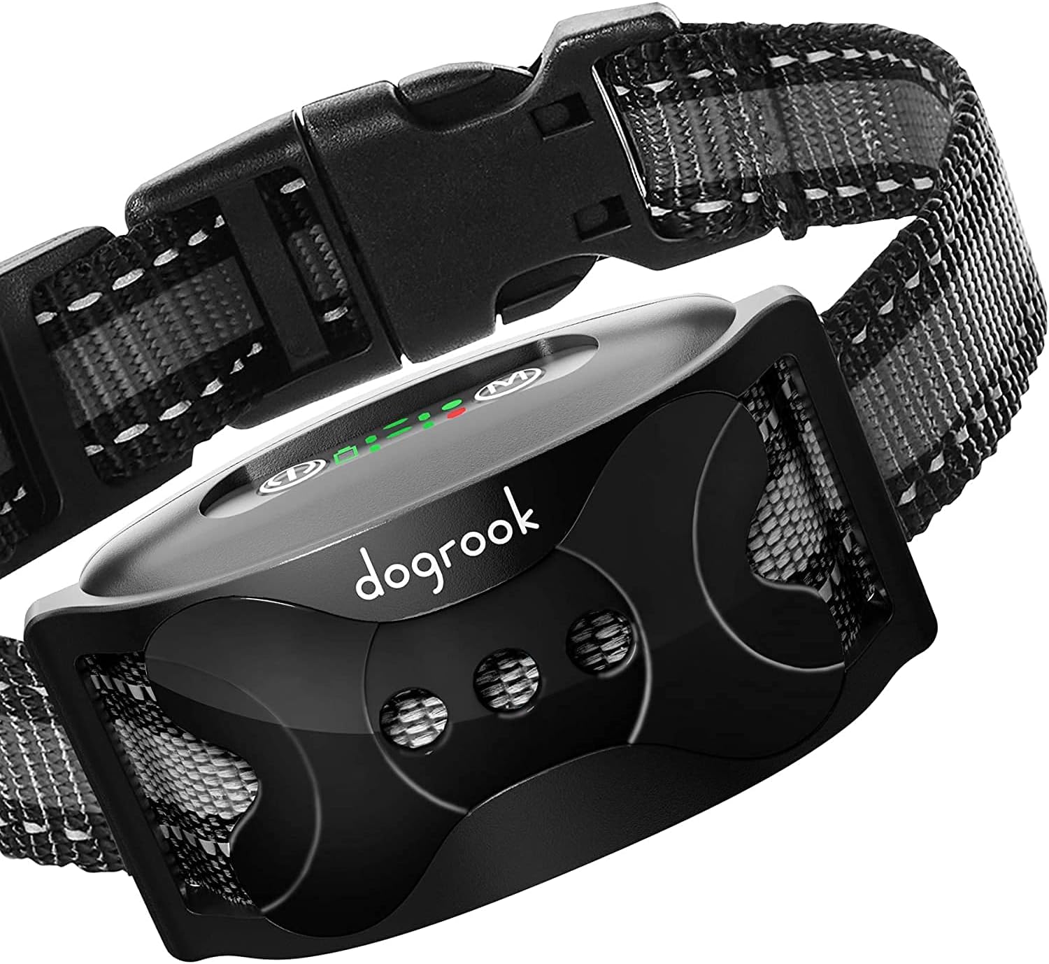 DogRook Dog Bark Collar – Humane Dog Training Smart Collar – Waterproof No Shock Bark Collar for Dogs with Beep & Vibration Modes – Anti Bark Collar for Large Dog, Medium Dog, Small Dog – 12-110 lbs