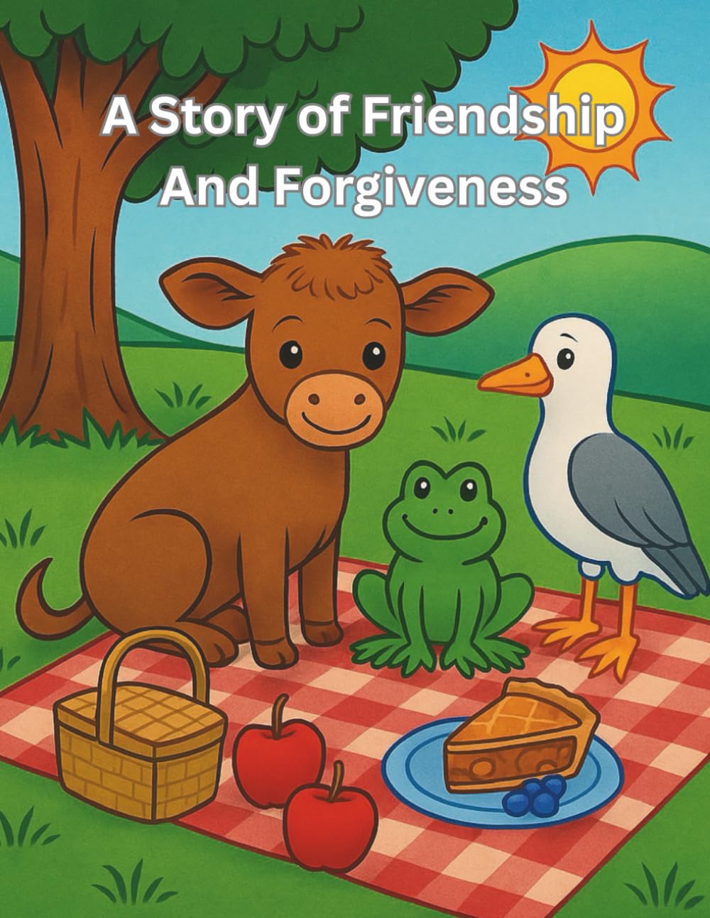 A Story of Friendship and Forgiveness: A Colouring Book About Kindness, Sharing, and Making Things Right