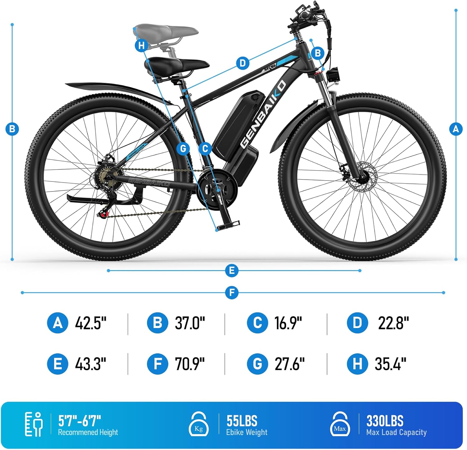 29" Electric Bike for Adults, Max 37MPH 2000W Peak 921.6WH Electric Mountain Bike, 80 Miles Ebike 21-Speed Gears, IP7 Waterproof E Bicycle E Bike for Commuter