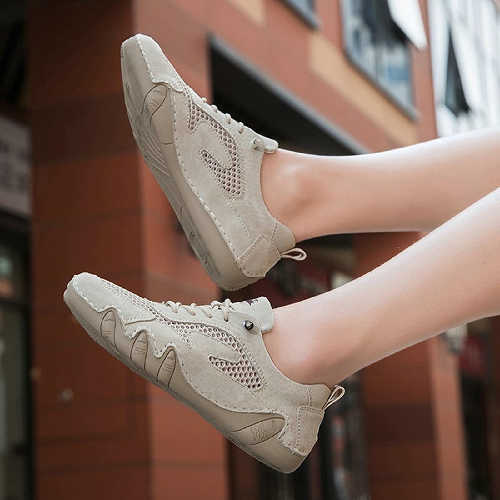 Buty trekkingowe Slip on Mesh Elastyczne sznurowadła | wentylowana siateczka, elastyczne sznurowadła, łatwe zakładanie, krótkie użytkowanie na zewnątrz
