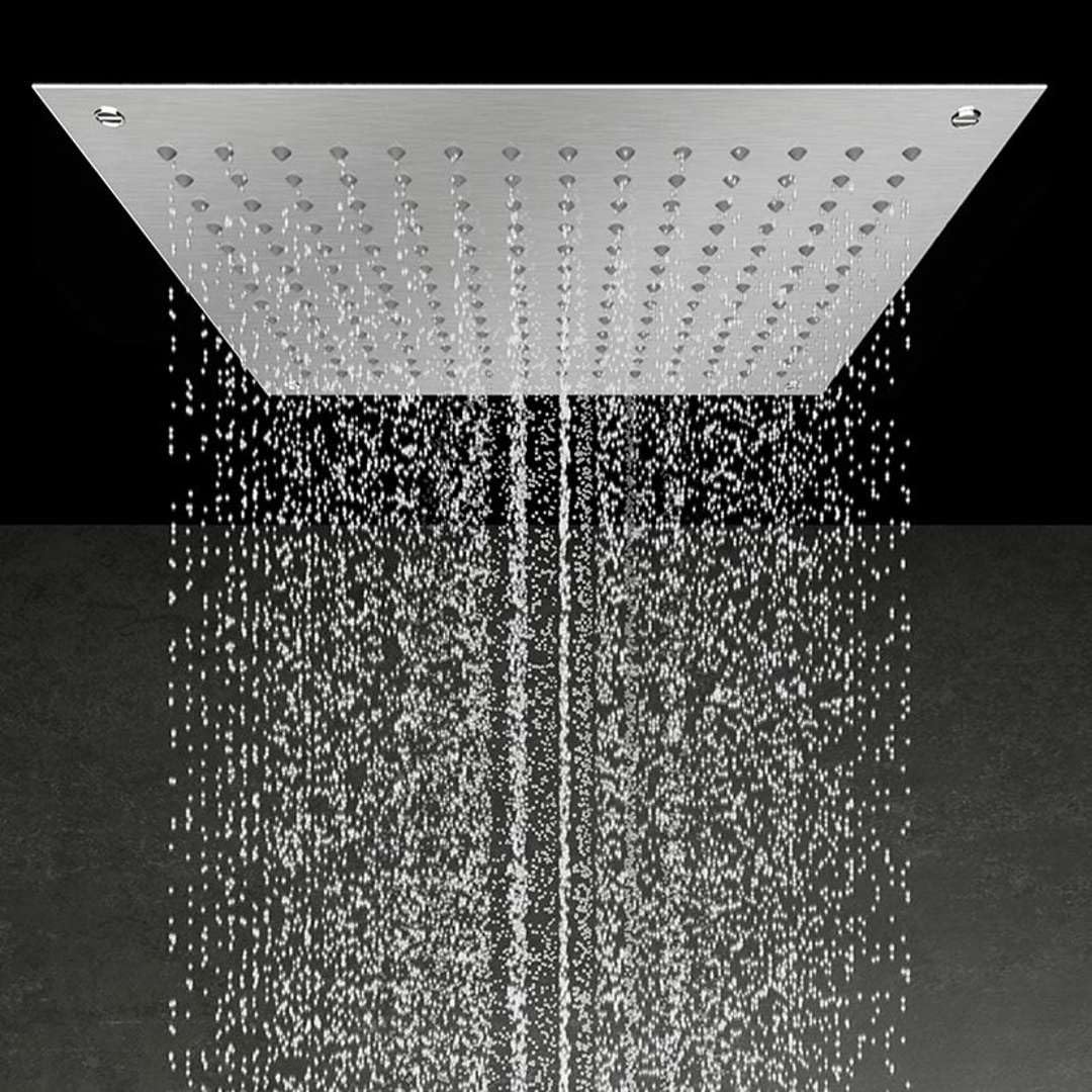 Steinberg Relax Rain ducha mural, montaje empotrado en el techo, Easy-Clean, 350x350mm, 39063, Color: Chrome