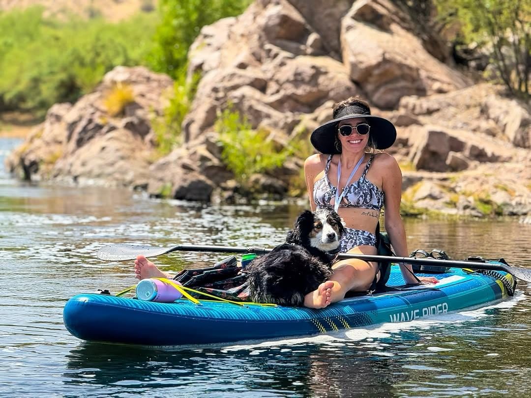 TIGERXBANG 11'6"/11'/10' Inflatable Paddle Board with Complete Accessories, Versatile Premium Paddle Boards for Adults/Youth, Stand Up Paddle Board Polar/Wave/Sunny Wave Collection
