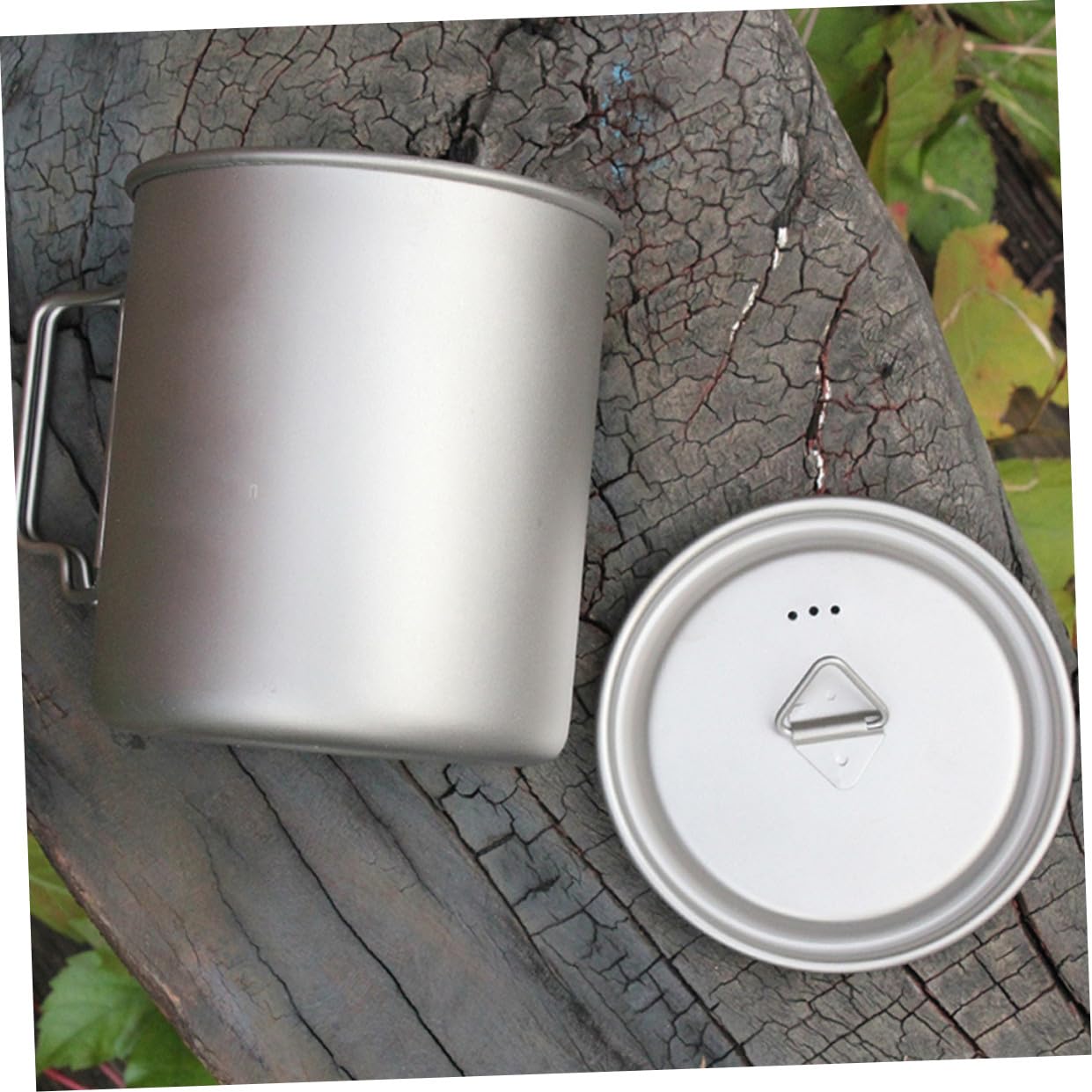SUPVOX Tasse de Camping en Titane Pliable 750ml avec Poignée