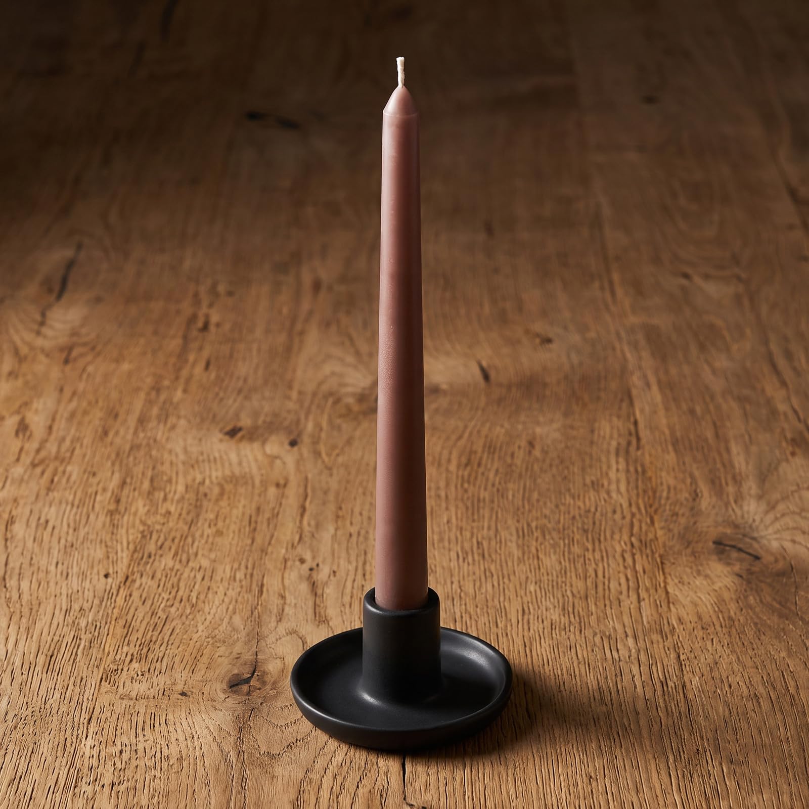 Toyvian 8 Piezas Vela Aromática Cónica Marrón Degradado de Cera Vegetal, Elegante