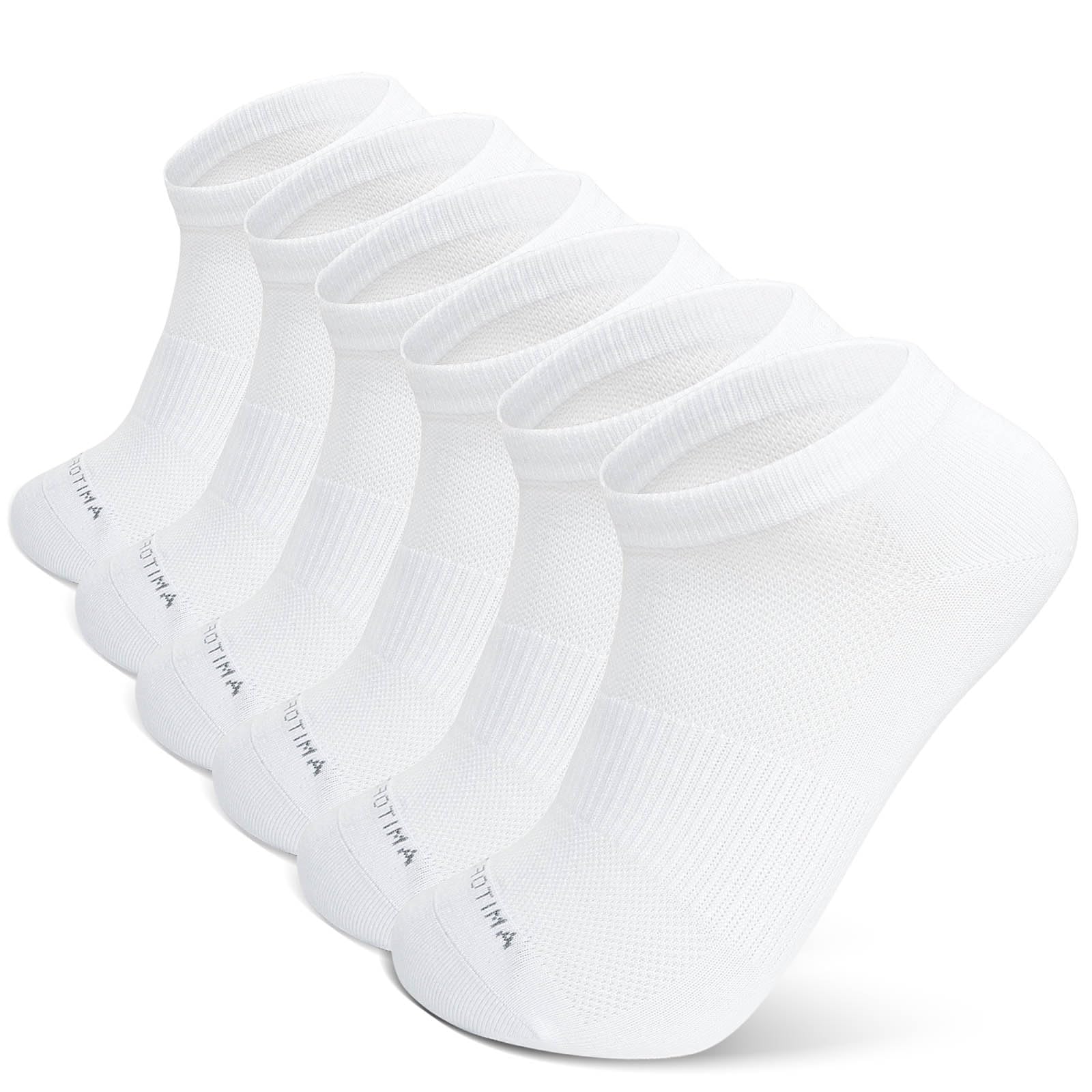 LOFIR Bambus Sneakersocken für Herren Damen: Sommer Sneaker Socken Männer Sportsocken Atmungsaktiv Trainer Kurzsocken für Sport Wandern Spazierengehen 6 Paar 39-50