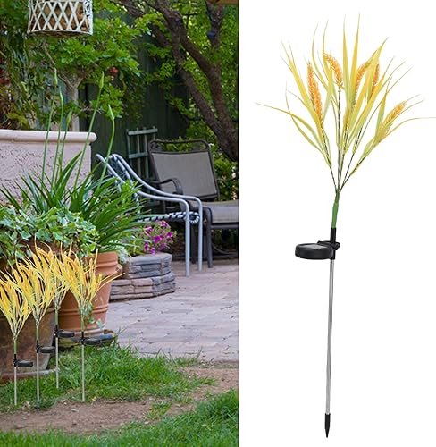 Miniatura 3 de Solar Wheat Ear, LED Outdoor Patio Decoration, IP44 Warm White, 2pcs Set - Automatic Charging, Romantic Ambiance, Suitable for Lawn and Pathway