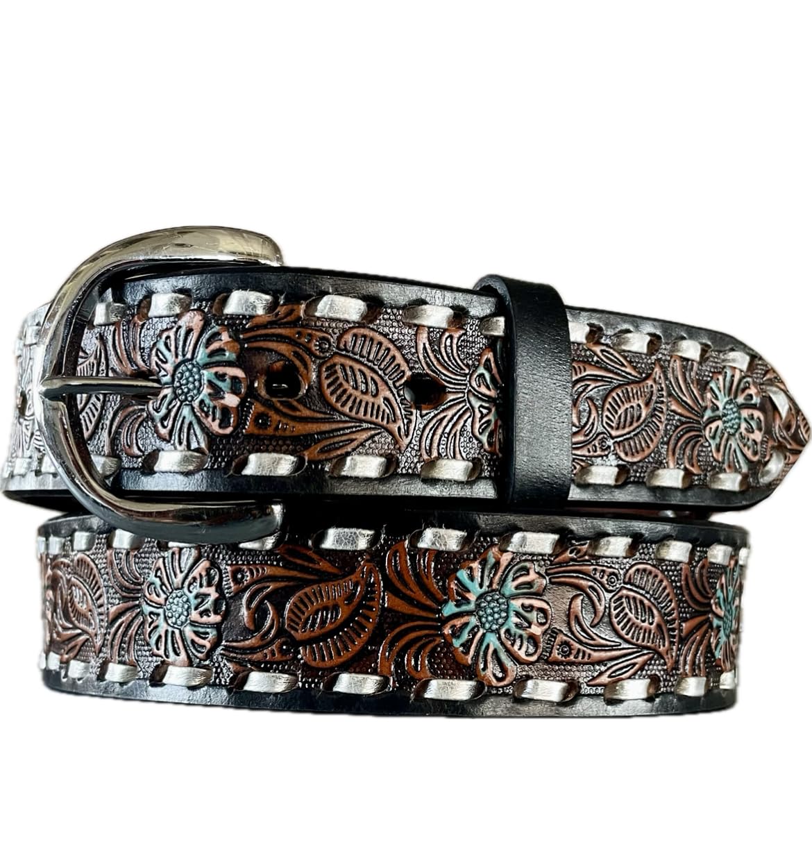 CHARRO Cintura EL E701B country western vero cuoio