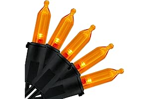 YULETIME Orange Lights String