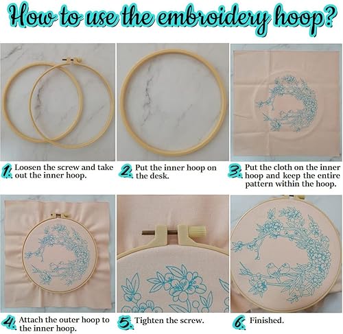 Miniatura 7 de Esffaci Kit de iniciación de bordado para adultos principiantes con patrón de castillo de araña de calabaza de Halloween, juego de punto de cruz