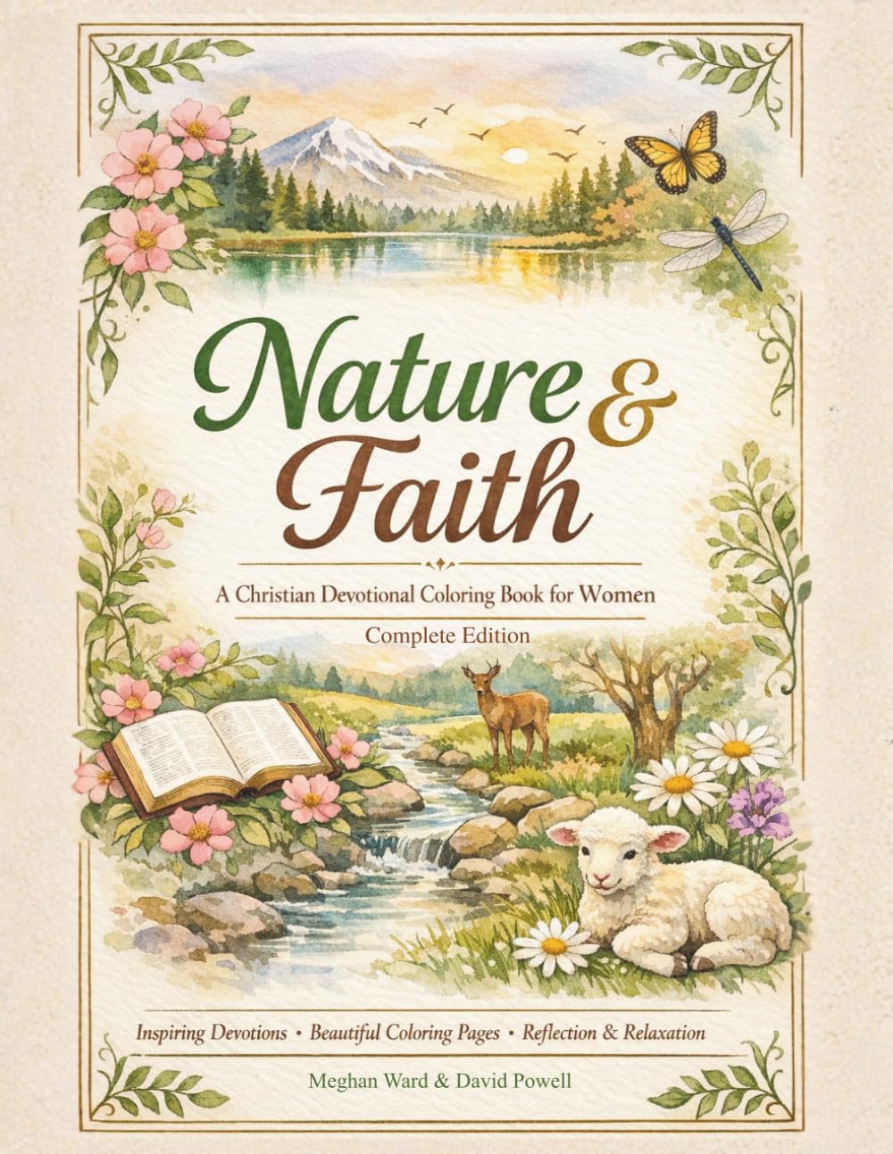 Nature & Faith: A Christian Devotional Coloring Book for Women (Ultimate Devotionals)