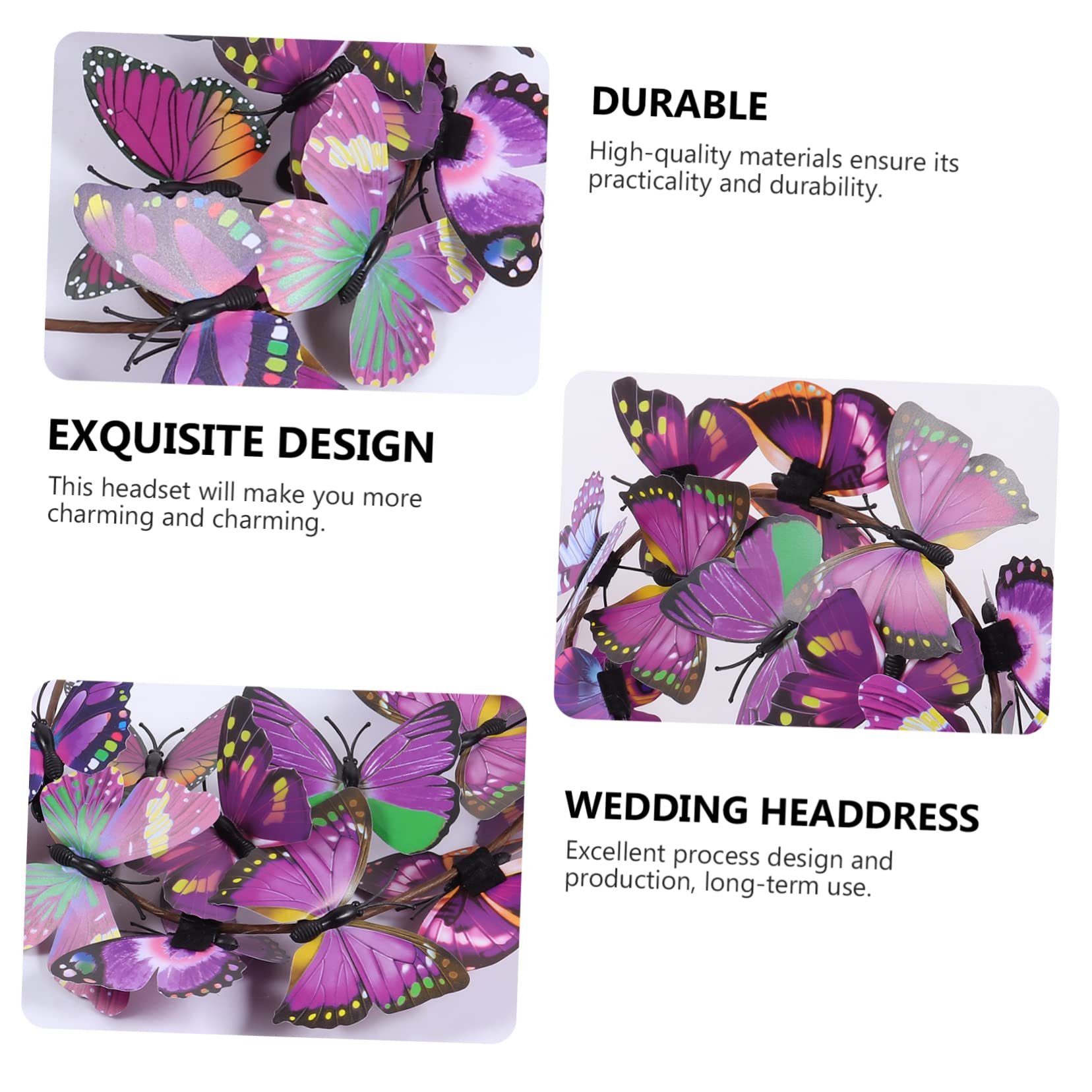 2 de tridimensionales, de cabeza de, accesorios para el pelo para mujeres, bodas, disfraz de carnaval para el pelo para la boda, guirnalda de flores para
