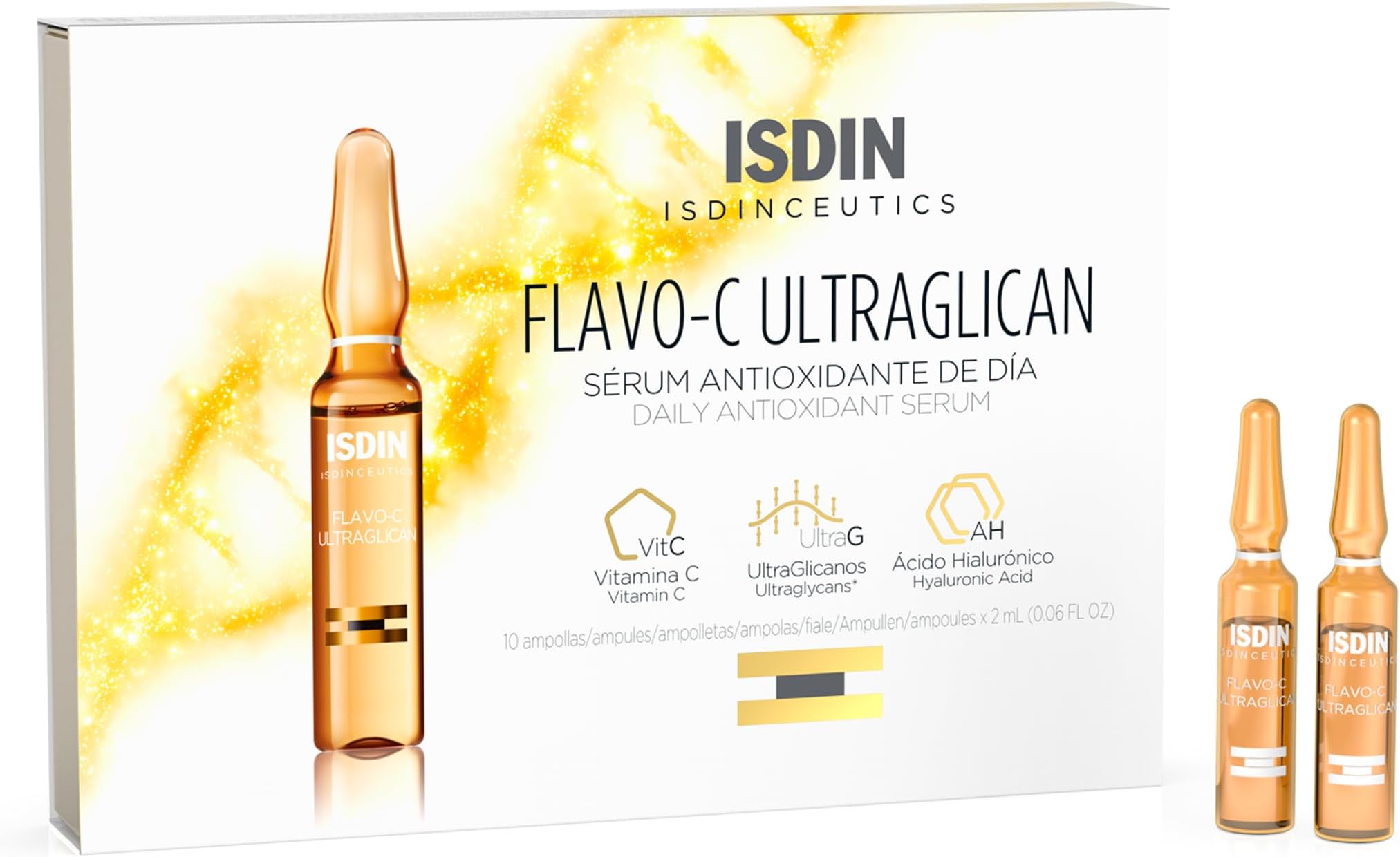 ISDIN Isdinceutics Flavo-C Ultraglican Antioxidant Day Serum (10 ampoules)