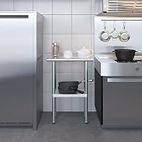 Vista 473 de Mesa de trabajo de acero inoxidable, mesa de metal