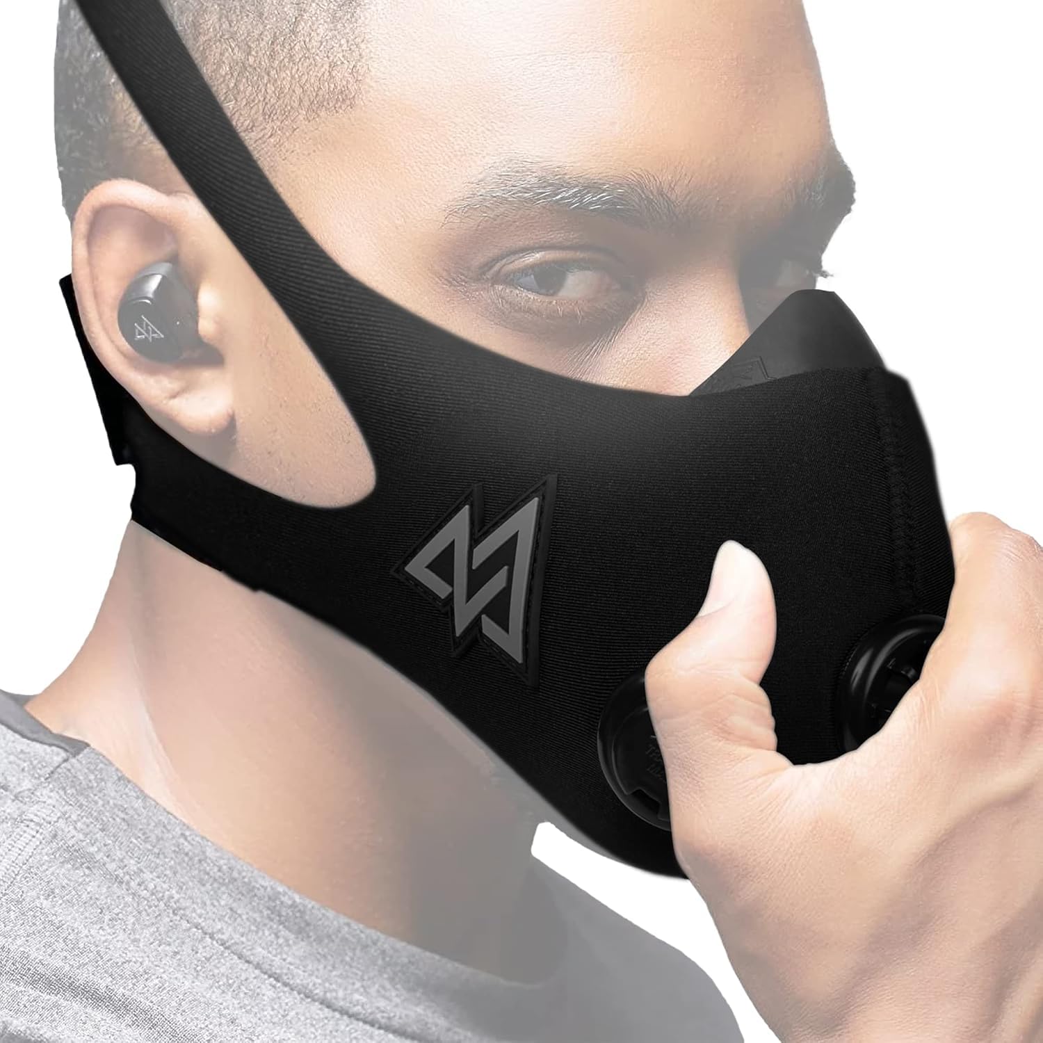 TRAININGMASK - 2.0 Multi brevettato con studi clinici – Maschera di allenamento elevation, maschera Endurance ad alta altitudine, maschera da corsa, maschera respiratoria