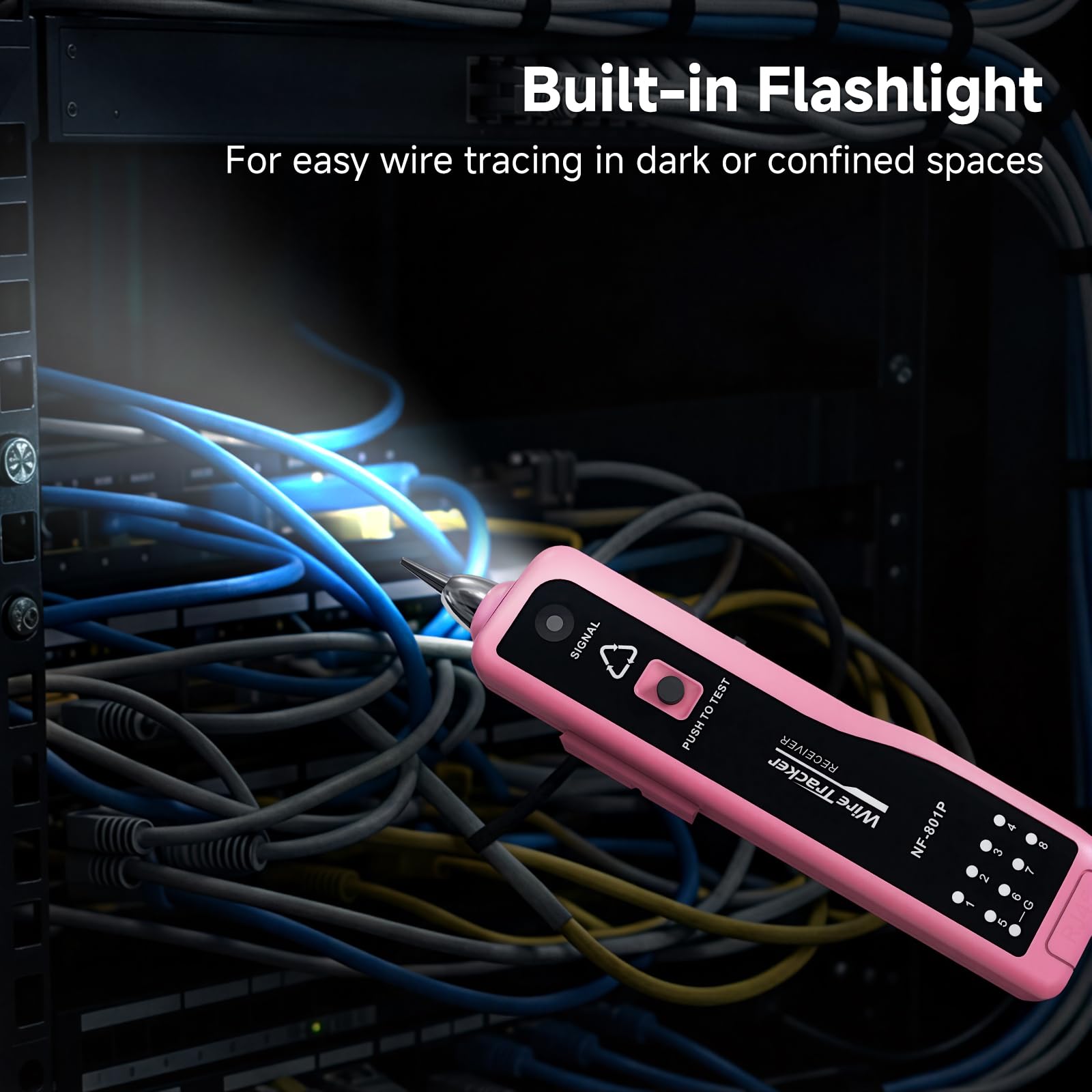 Network Cable Tester - RJ11 RJ45 Tester -6 Network Cable Tester - RJ11 RJ45 Tester -6