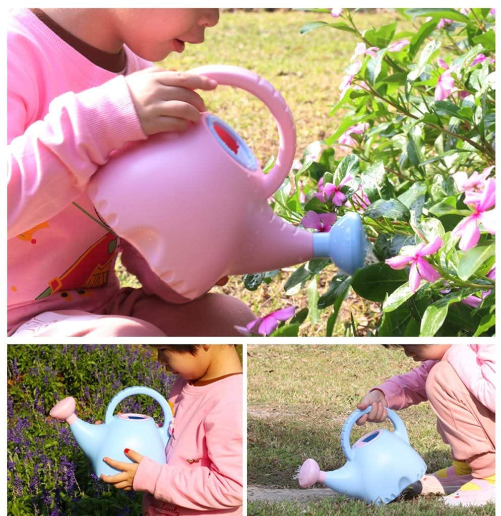 Regadera, Decorativa Moderna Regadera De Elefante para Exteriores, para El Hogar, Patio, Césped, Planta Jardinería, Plástico Bonita para Interiores Latas de Riego(C)
