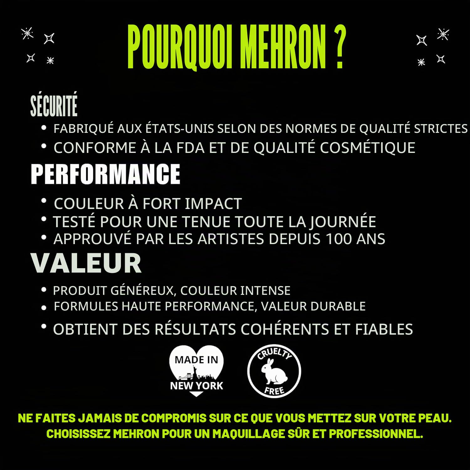 Mehron Make-up Skin Prep Pro | Tonique matifiant pour la peau | Base de pré-maquillage longue tenue