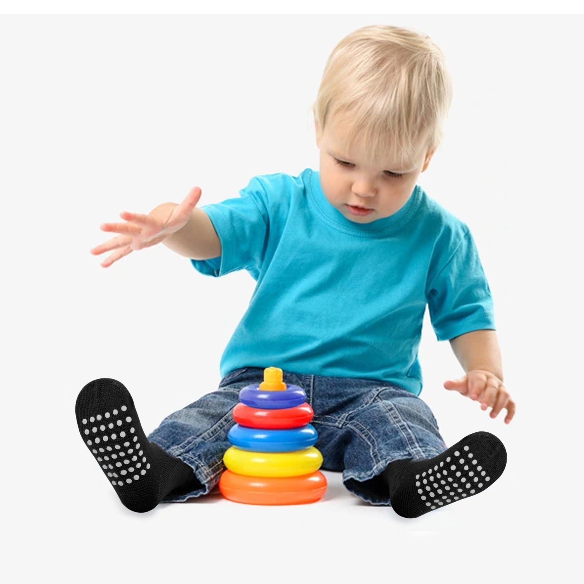 Calcetines de algodón para bebé (12 pares)