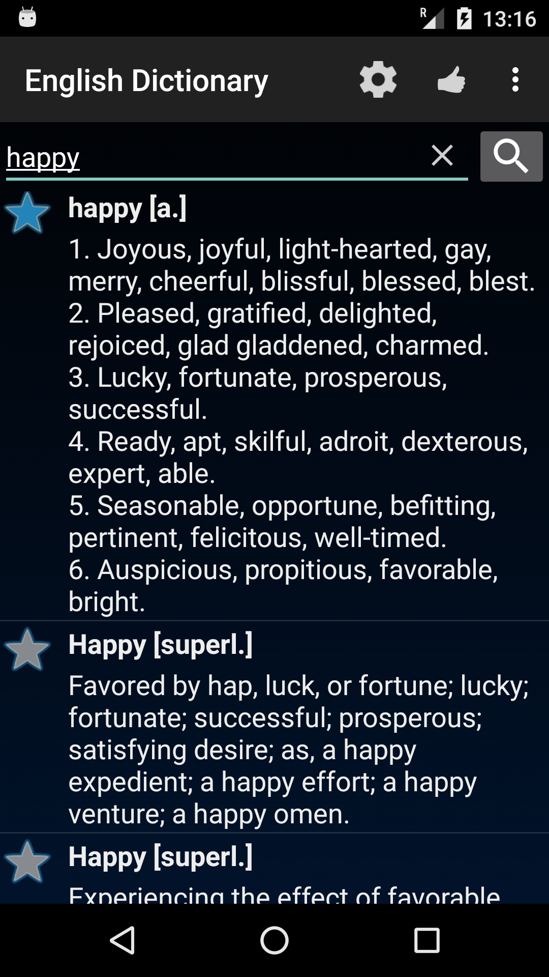 English Dictionary & Synonyms OFFLINE App on Amazon Appstore