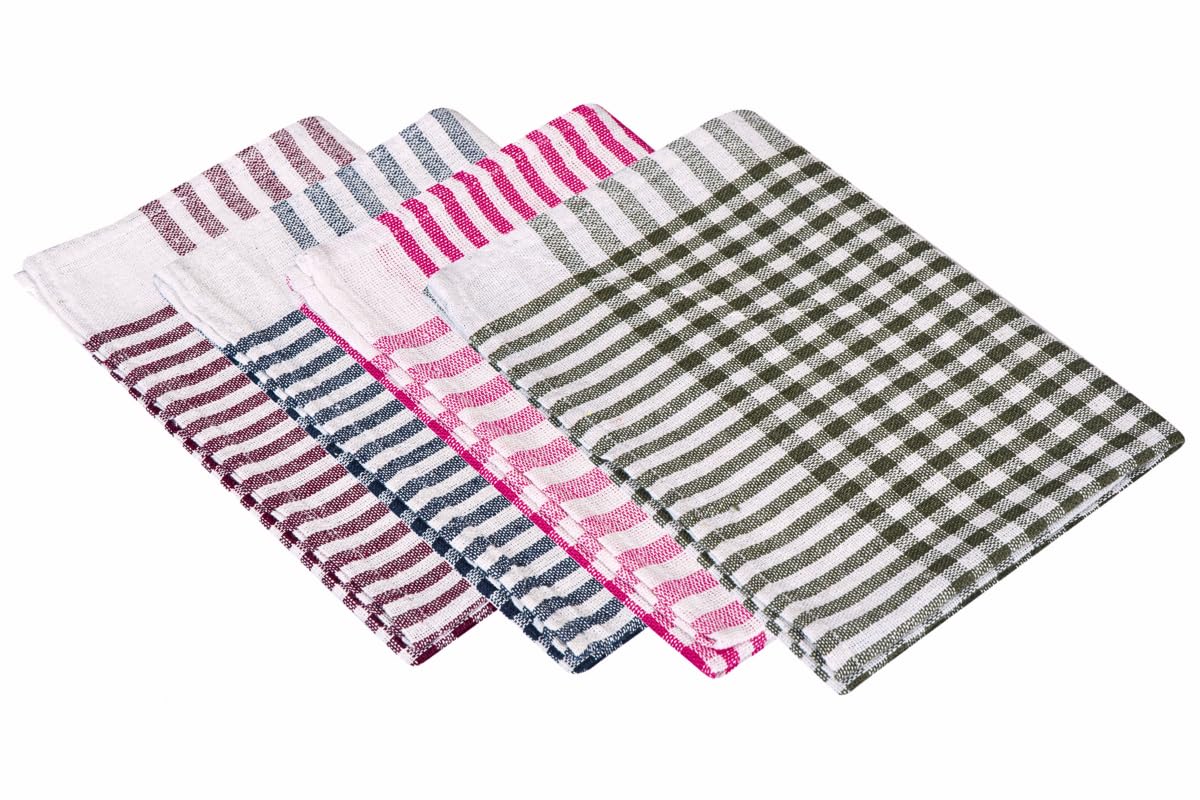 Toucan Lifestyle Kitchen Cleaning Cloth of Cotton 40 Pieces 20" x 20" Absorbent,Quick Dry, Multicolor Multipurpose Washcloth, Kitchen Towel, Dish Cloth, Duster, Napkin of Cloth (B0DDCGPXD4) Amazon Price History, Amazon Price Tracker