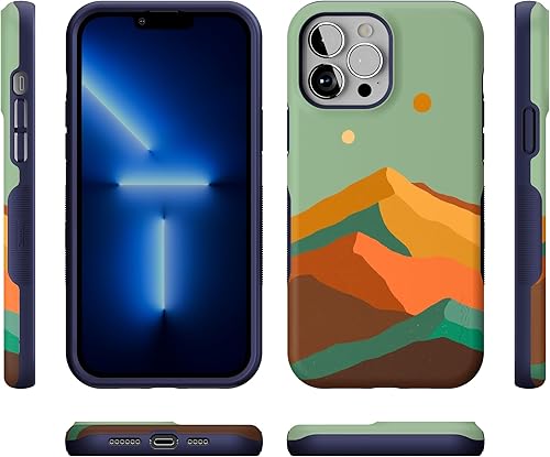 Miniatura 330 de Casely Funda para iPhone 13 Pro Max Jardín dorado Floral de girasol amarillo Compatible con MagSafe Diseño protector audaz Jardín Dorado