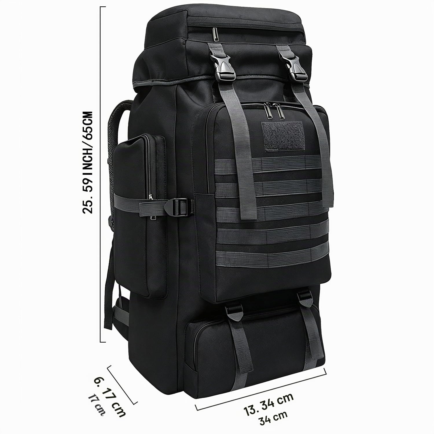 Mochila tácticas militares 80L MOLLE impermeable gran capacidad