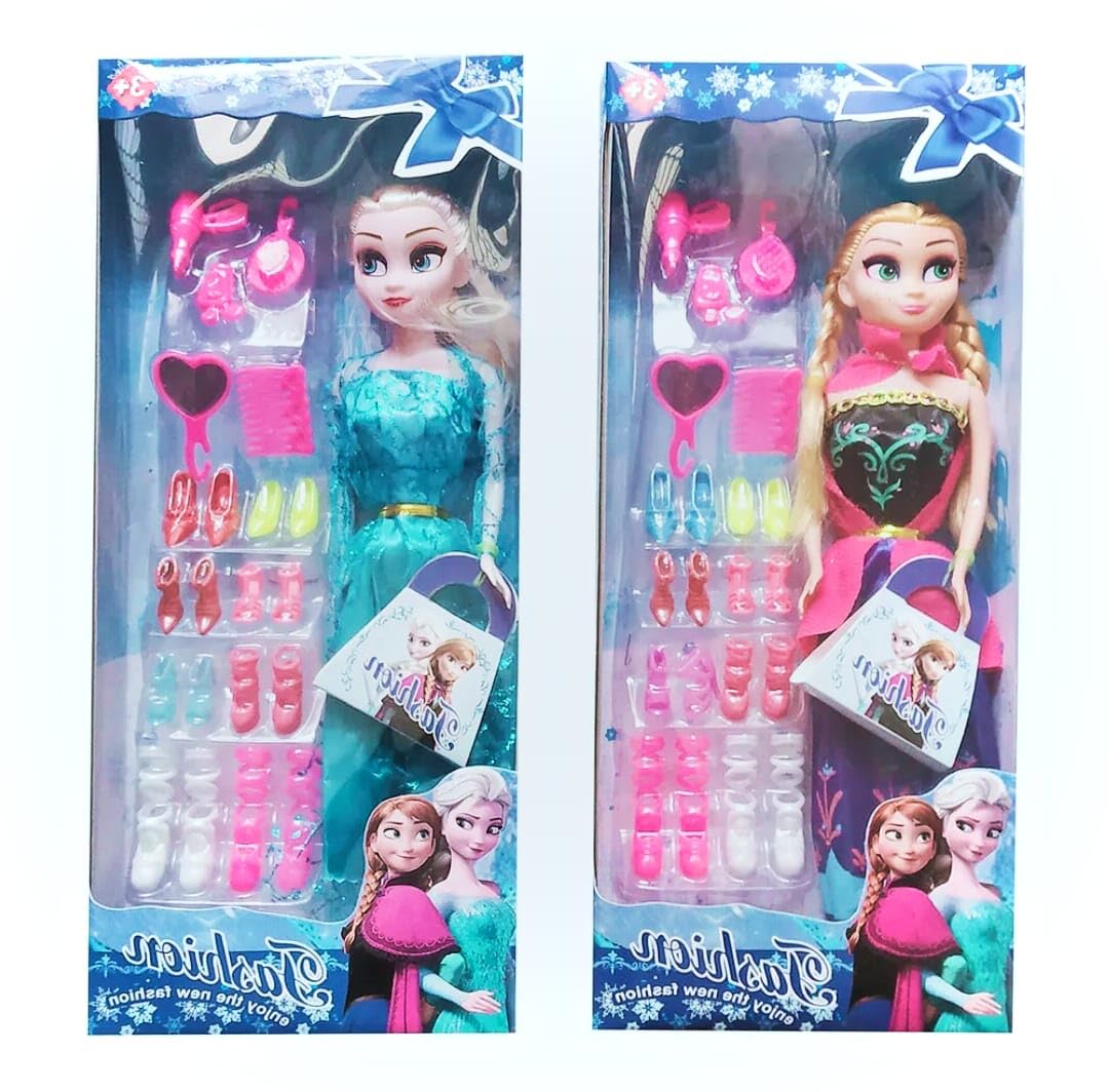 SHASHIKIRAN Doll Set with Baby Doll and Dresses and Accessories 26 cm Big for Kids Girls Pack 0F (2) (B0CKFHDMLH) Amazon Price History, Amazon Price Tracker