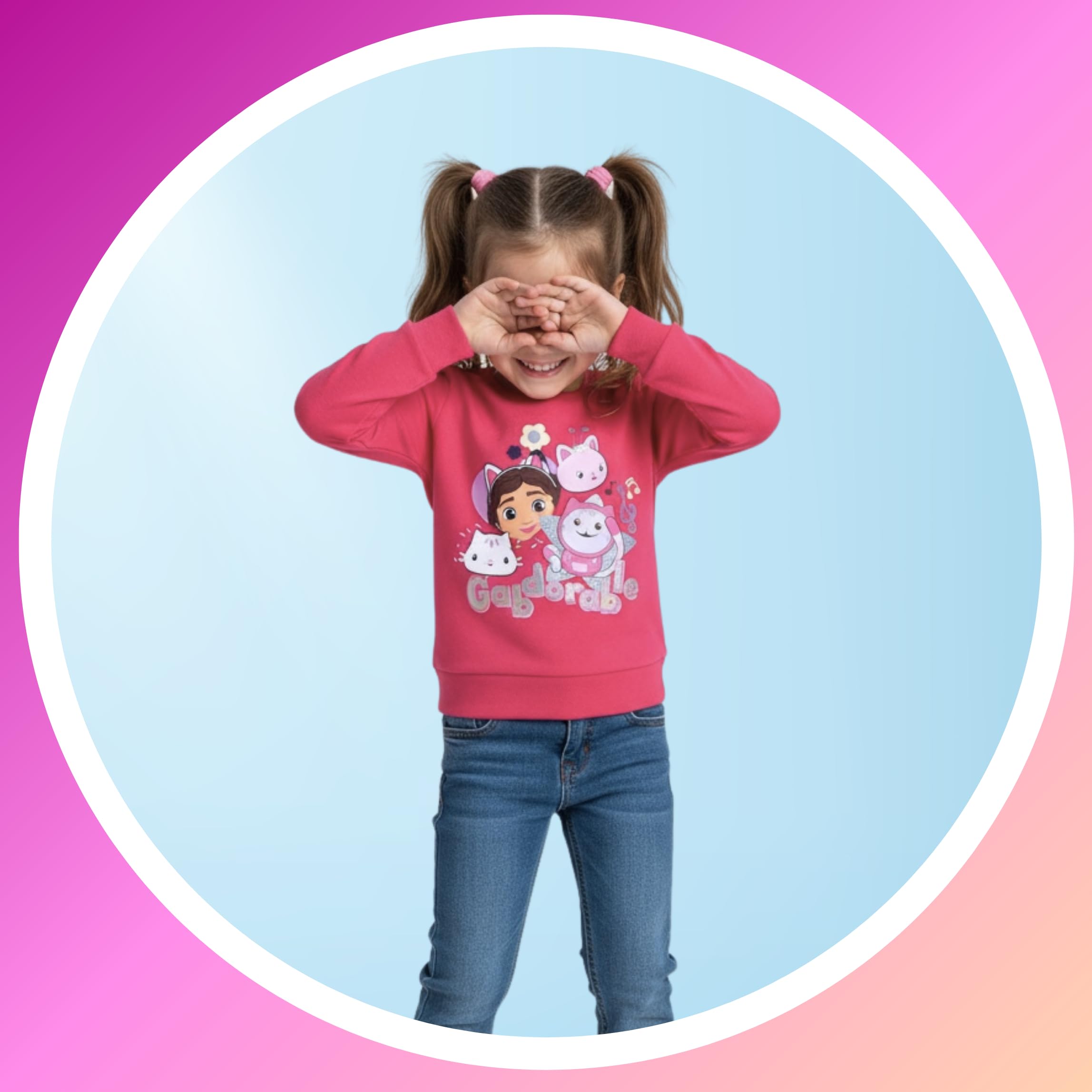 Gabby's Dollhouse Sudadera Niña Gabdorable Diseño Regalo Tallas 3-6 Años