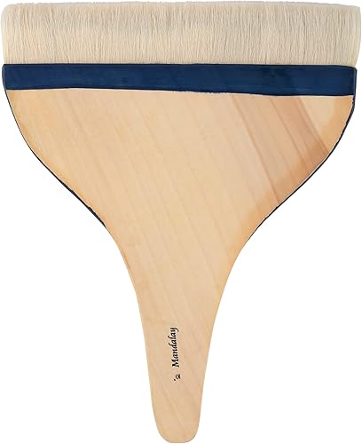 Miniatura 10 de Creative Mark Mandalay Artist - Cepillo de merluza de pelo de cabra súper suave para sostener el color para una gran cobertura de superficie, tamaño