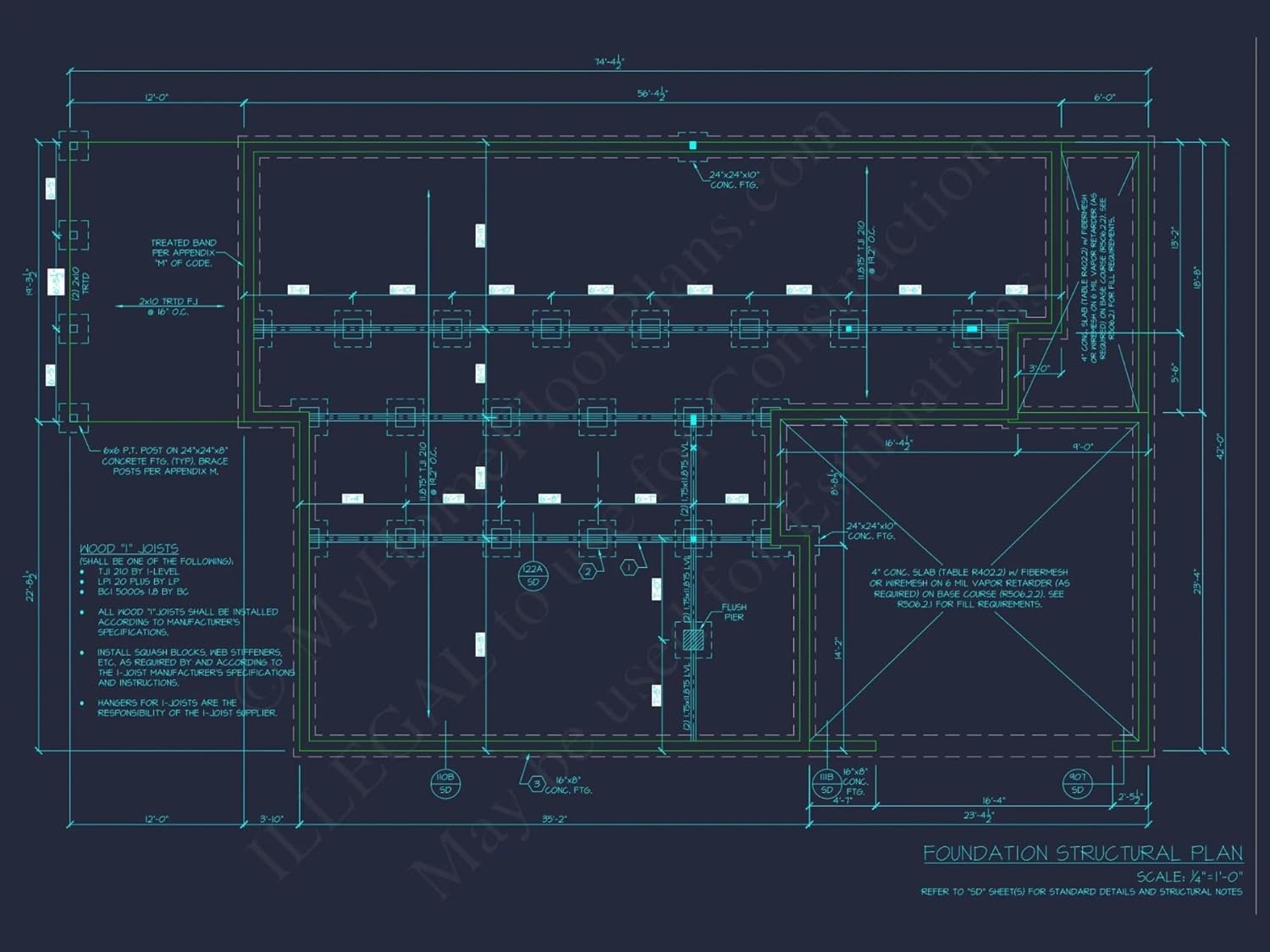 20-1767 HOUSE PLAN - Beautiful 4-Bedroom House Plan with CAD Designs & Blueprint
