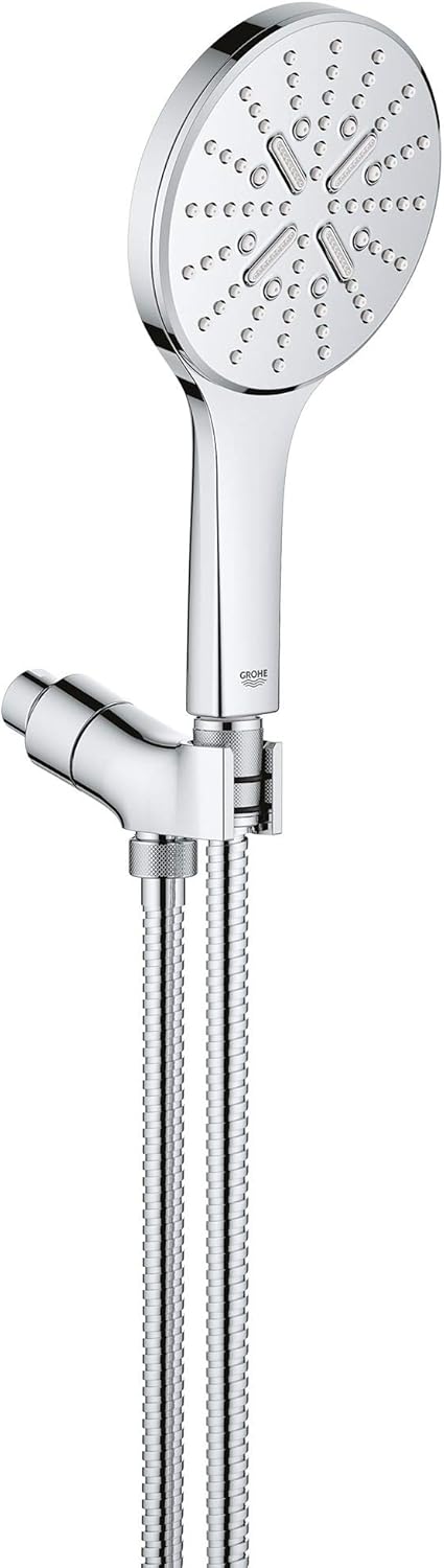 GROHE Rainshower SmartActive Hand Round Shower Kit-3 Sprays, 1.75 gpm, Chrome