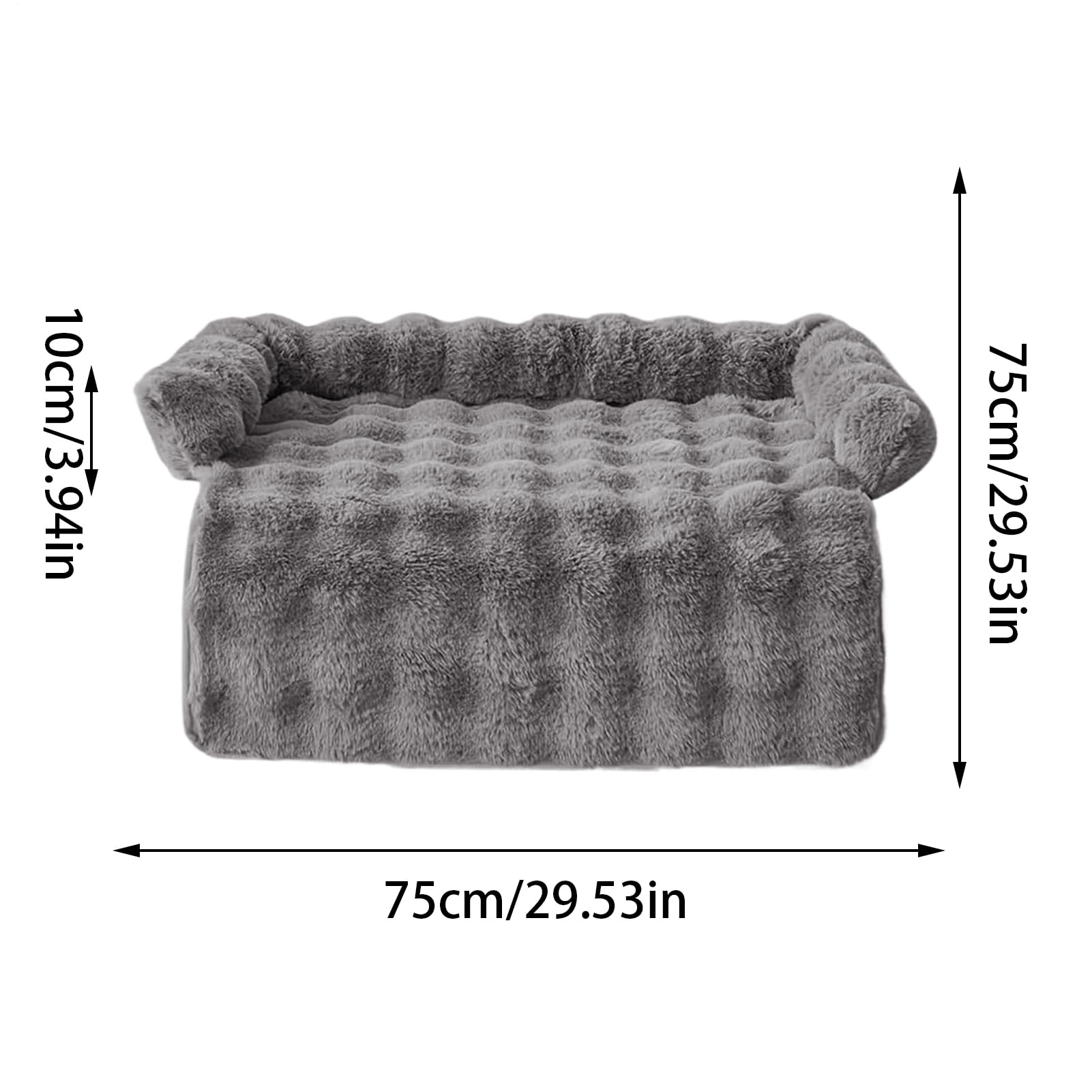Genérico Hundekissen | Raised Edge Furniture Protector | Calming Dog Couch Cover - für Schlafzimmer Wohnzimmer Nursery Play Apartment