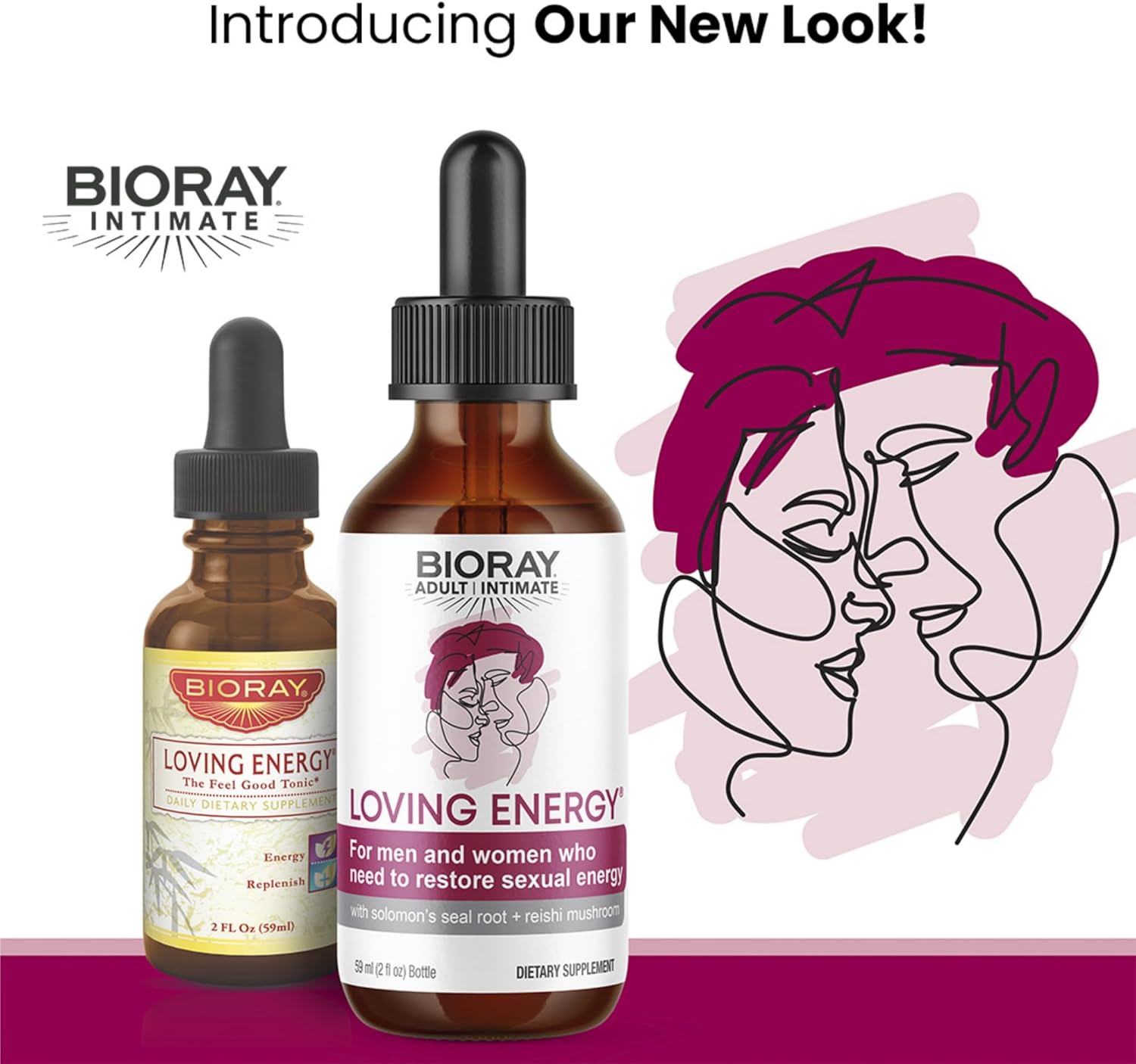 BIORAY Intimate Loving Energy - 2 fl oz - With Medicinal Mushrooms - Non-GMO, Vegan, Gluten Free - Image 3