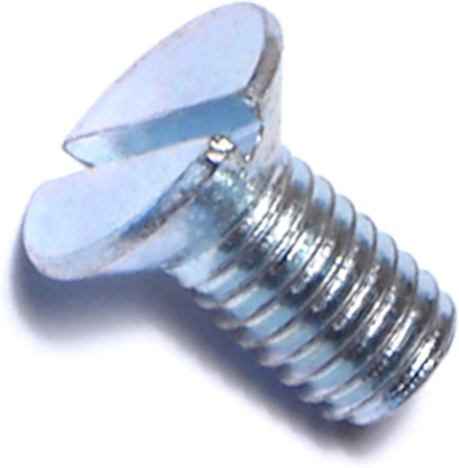 Hard-to-Find Fastener 014973309541, #6-32 x 3" Zinc Plated Steel Coarse Thread Slotted Flat Head Machine Screws, Piece-20