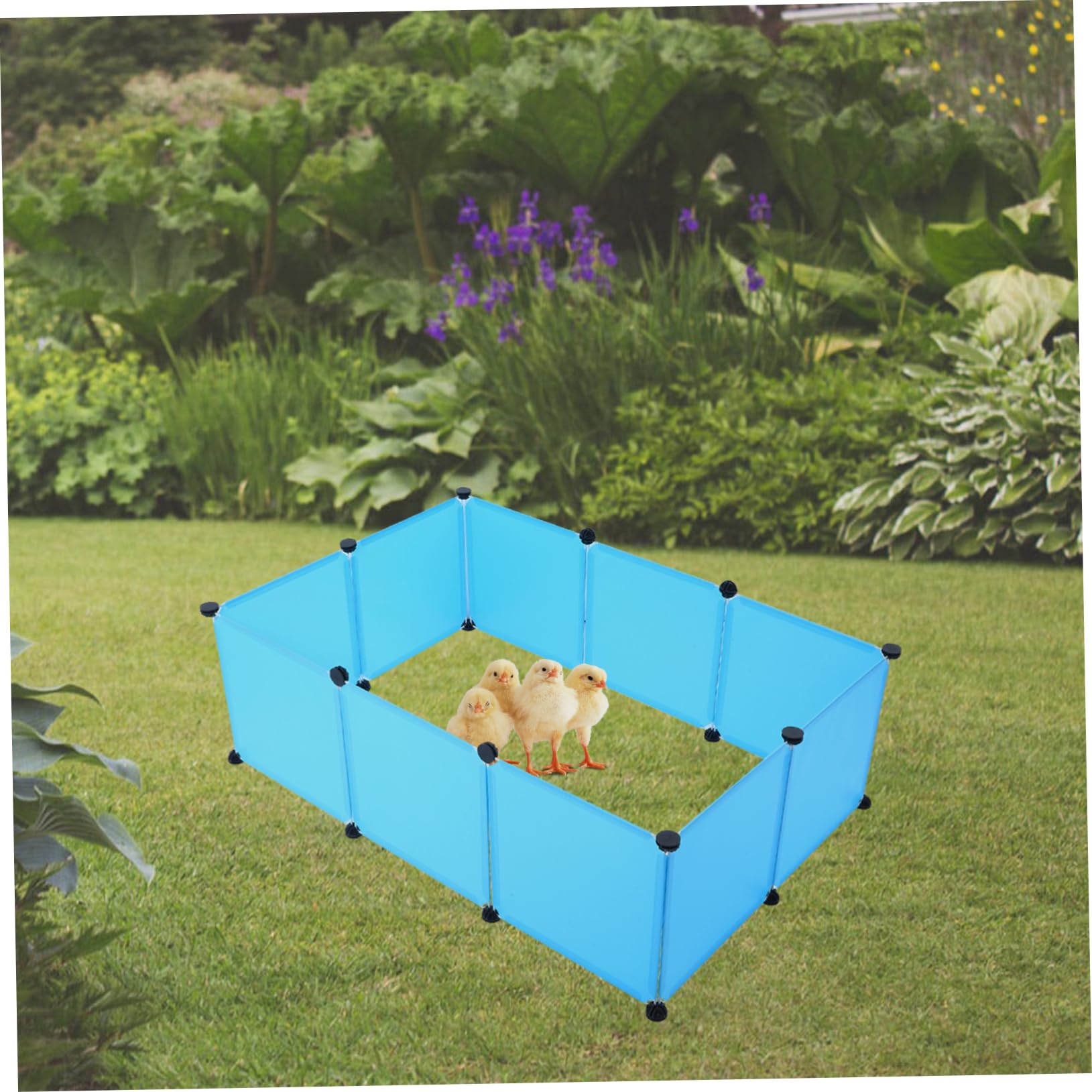 1 Set Recinto Modulare Per Piccoli Animali Domestici Da/esterno Per Pulcini Design Salvaspazio